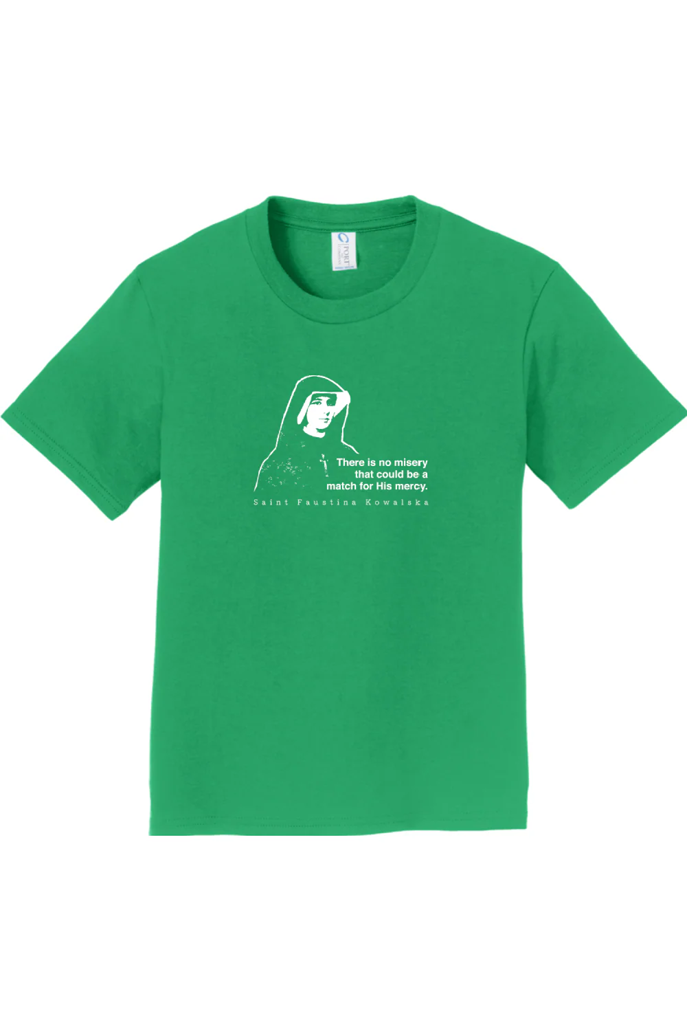 Mercy Message - St. Faustina Kowalska - Youth T-Shirt - Image 6
