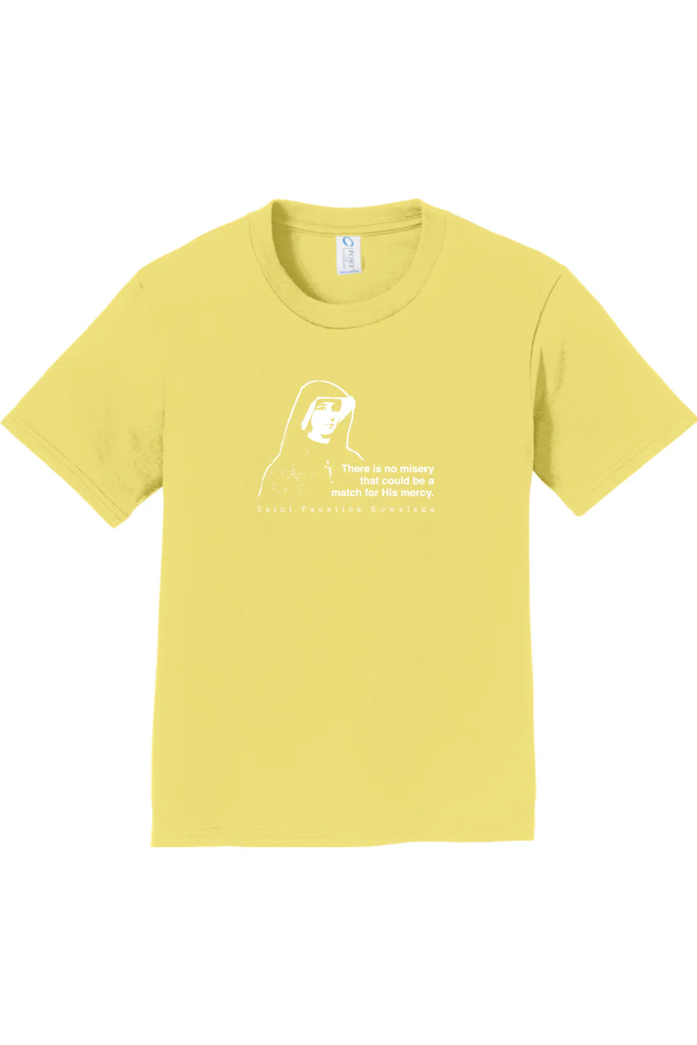 Mercy Message - St. Faustina Kowalska - Youth T-Shirt - Image 7