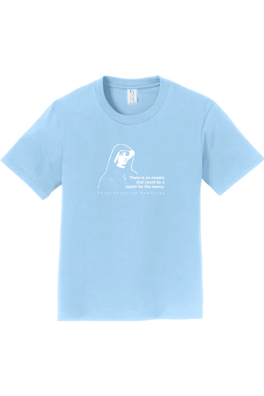 Mercy Message - St. Faustina Kowalska - Youth T-Shirt - Image 8