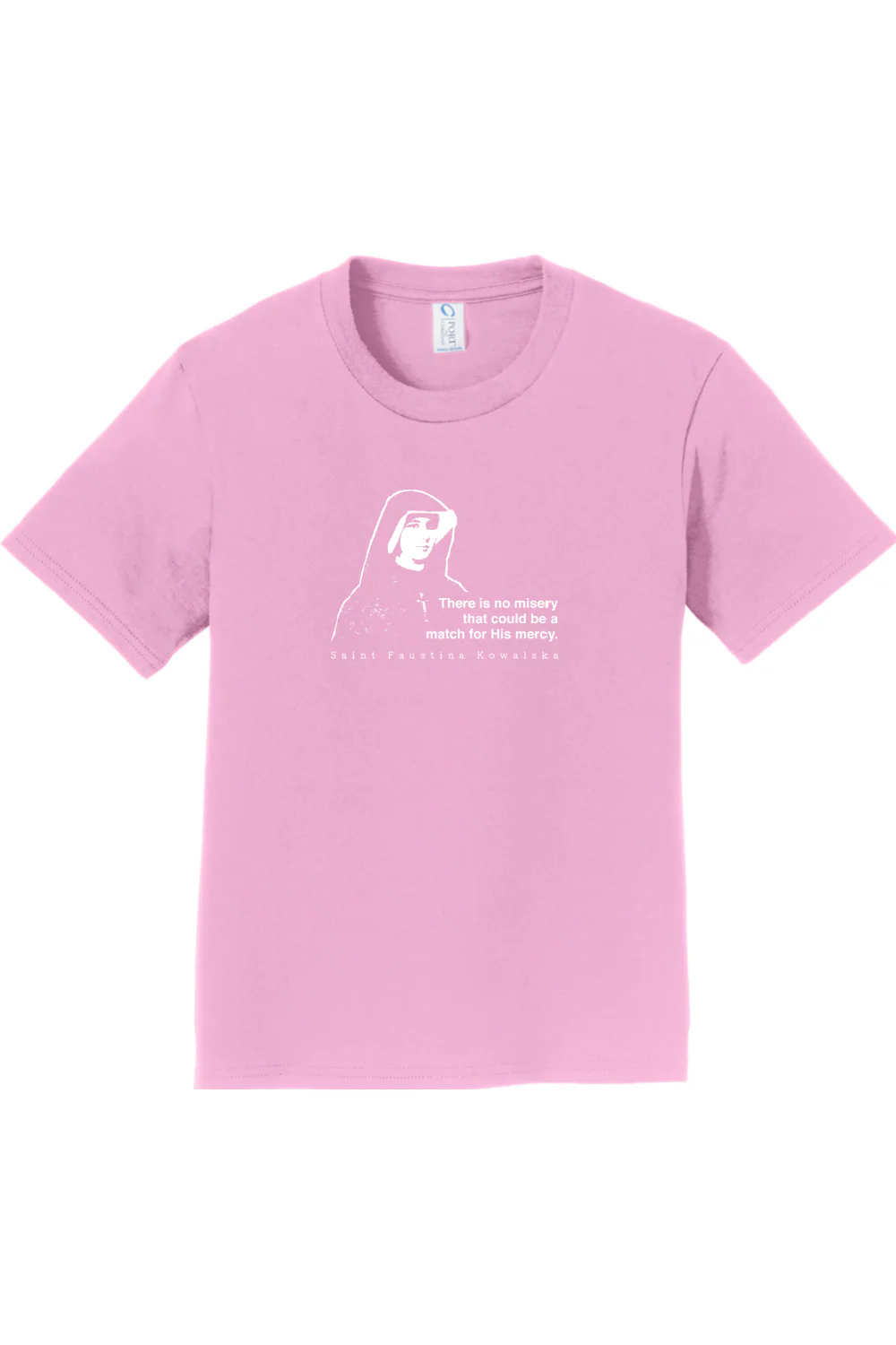 Mercy Message - St. Faustina Kowalska - Youth T-Shirt - Image 9