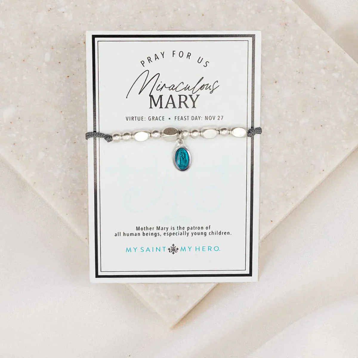 Miraculous Mary Enamel Little Saints  Bracelet