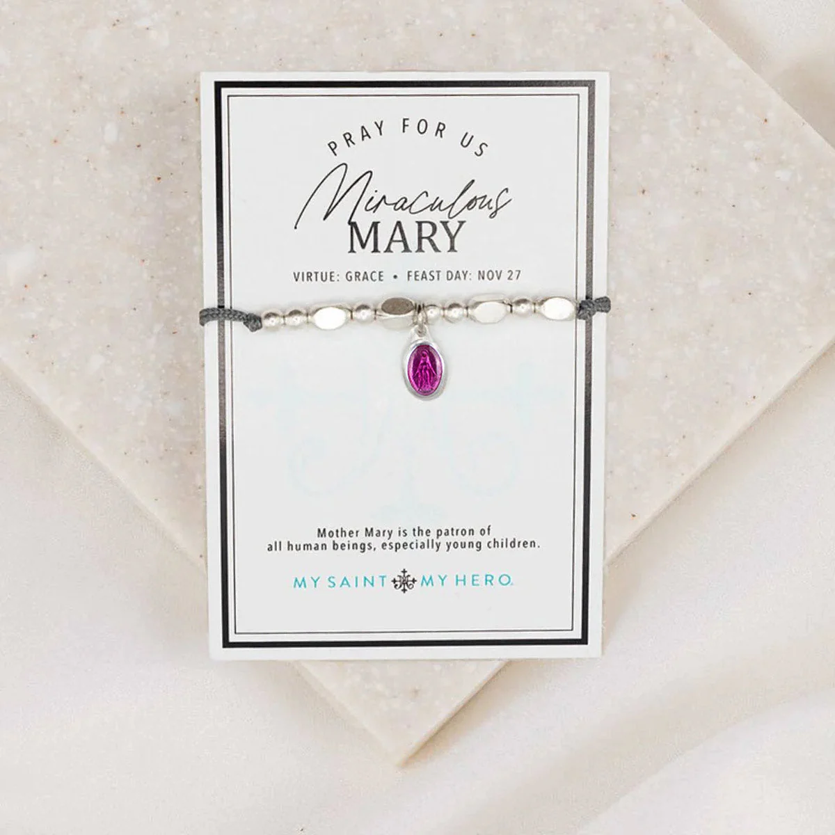 Miraculous Mary Enamel Little Saints  Bracelet - Image 5