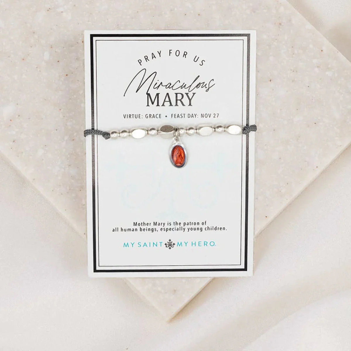 Miraculous Mary Enamel Little Saints  Bracelet - Image 6