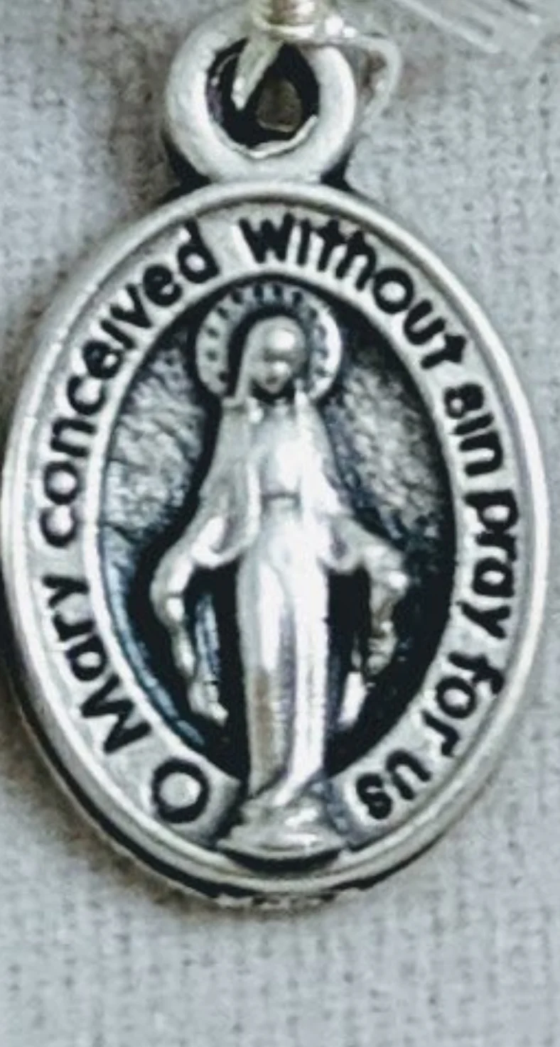 Miraculous Medal Earrings - Image 5