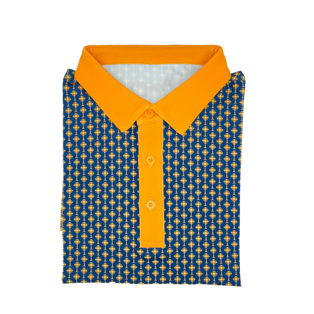 Monstrance Catholic Men's Performance Polo - Image 5