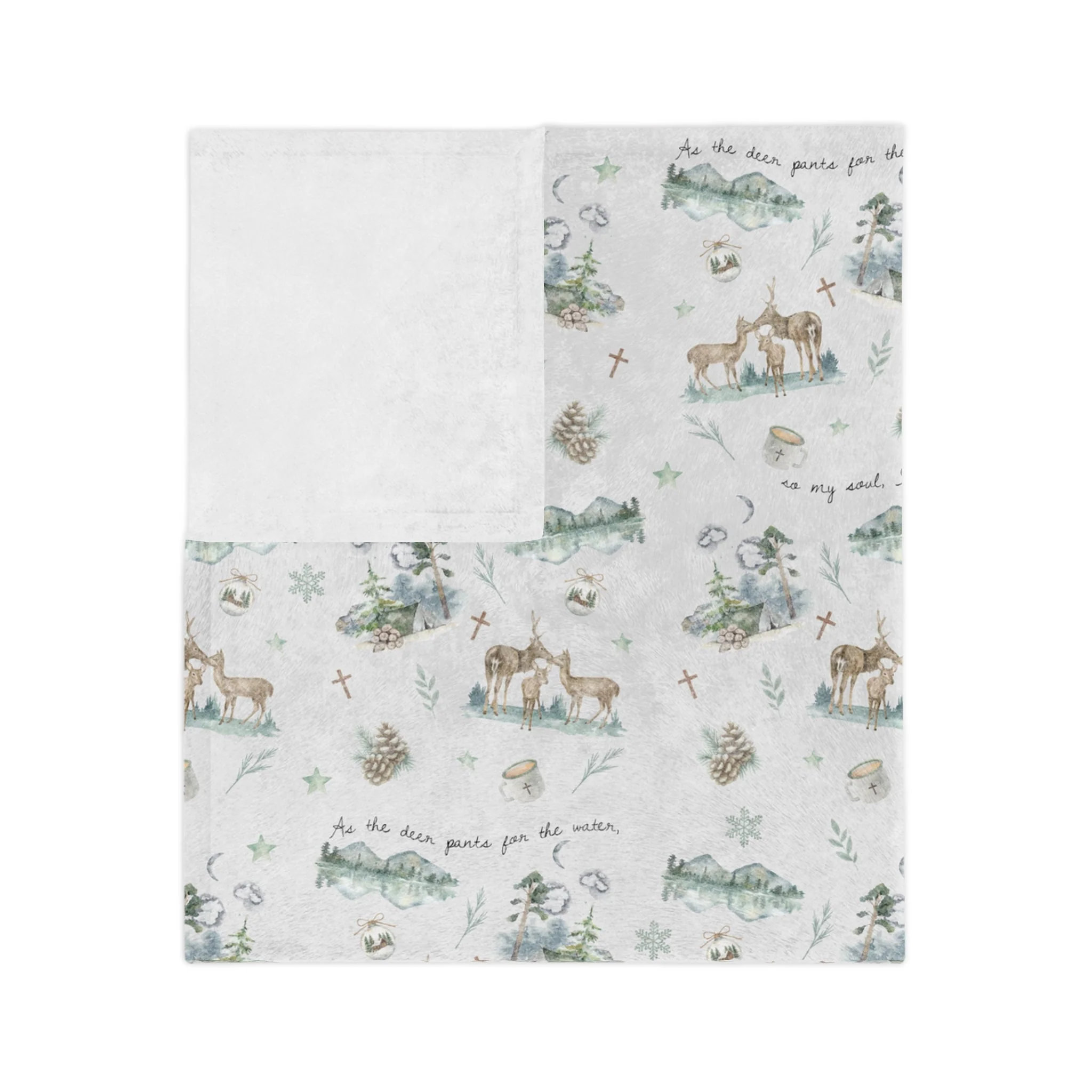 My Soul Longs Minky Blanket - Image 7