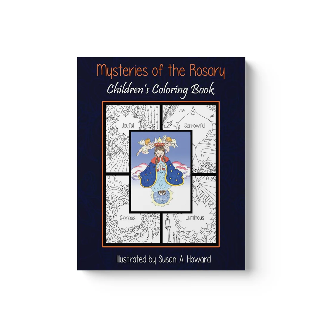 Mysteries of the Rosary: Children's Coloring Book