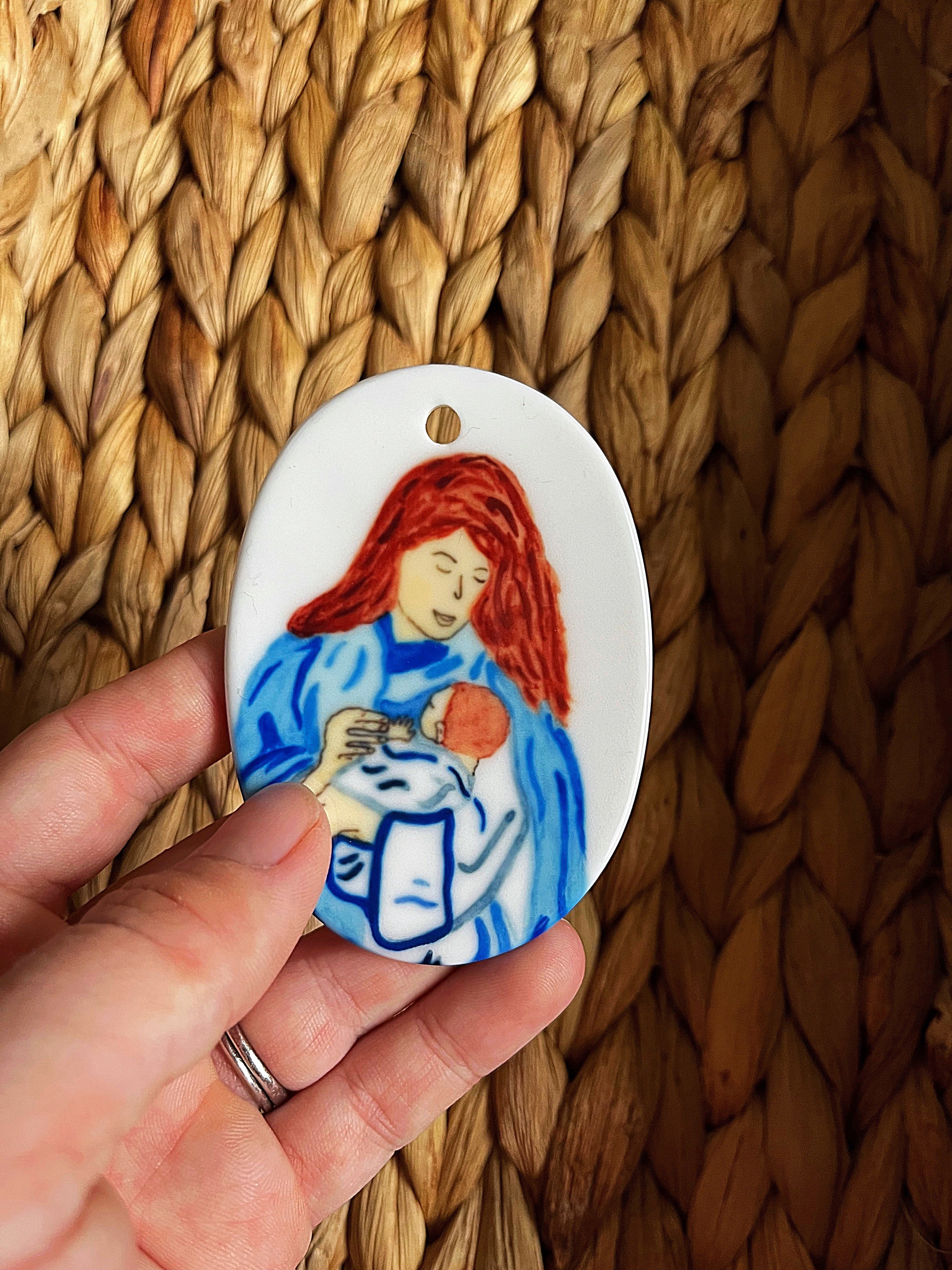 Nativity Scene Ceramic Ornament - Image 12
