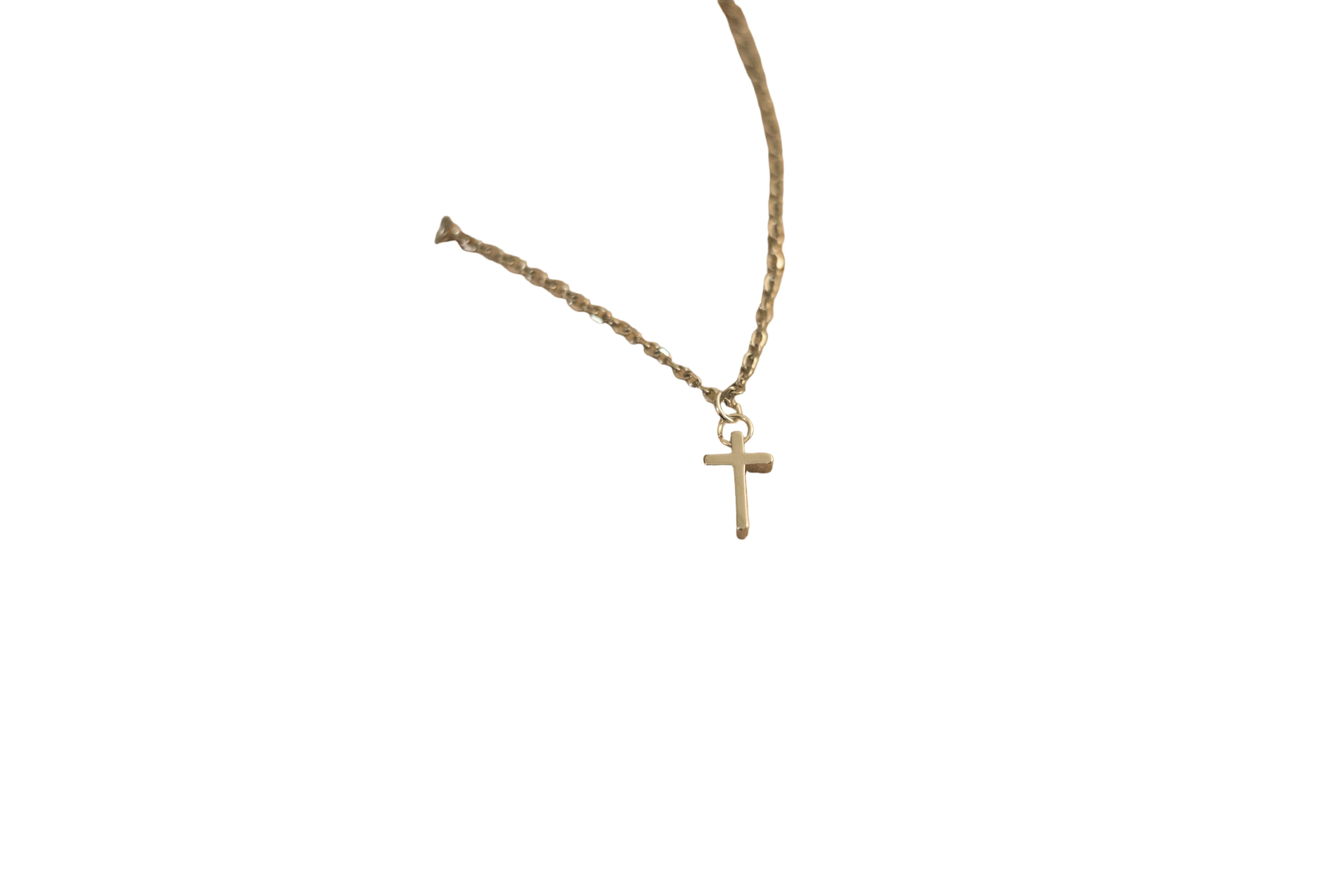 Necklace - Dainty Cross - Silver