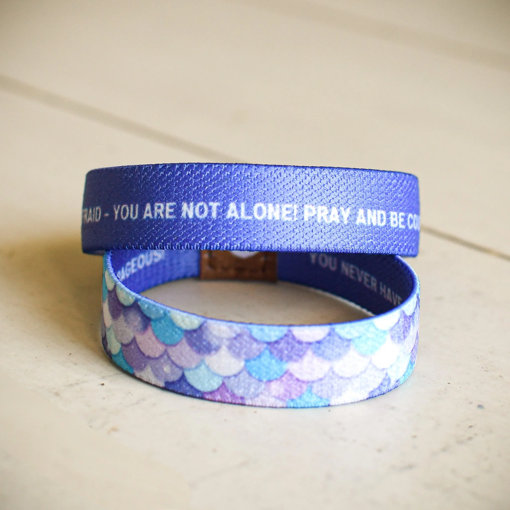 Never Afraid Mermaid Print Kids Truthband - Image 7