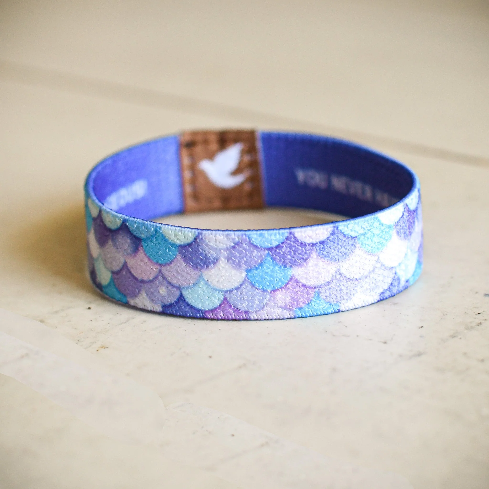 Never Afraid Mermaid Print Kids Truthband - Image 8