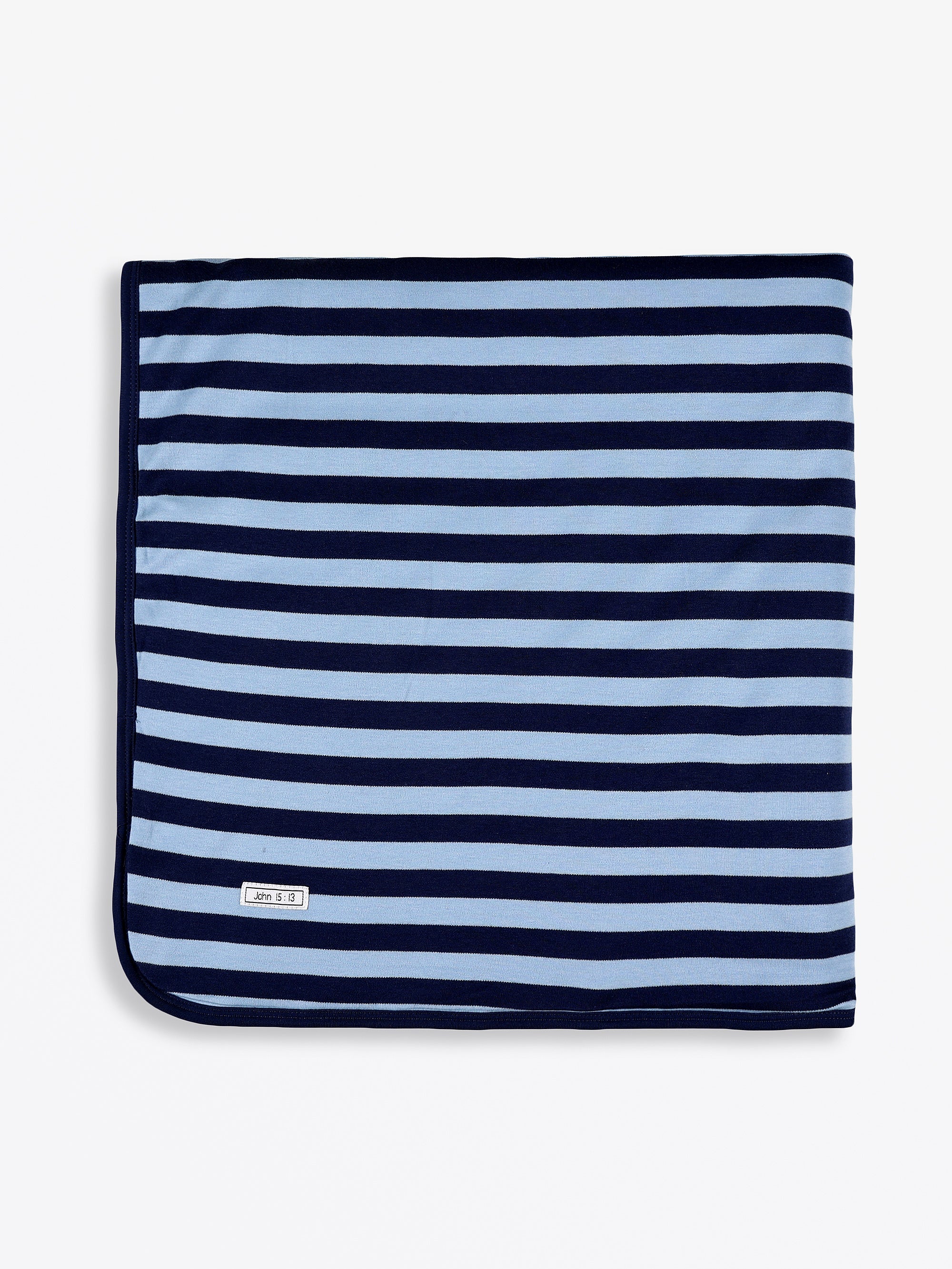 No Greater Love Blue Blanket Cotton - Image 2