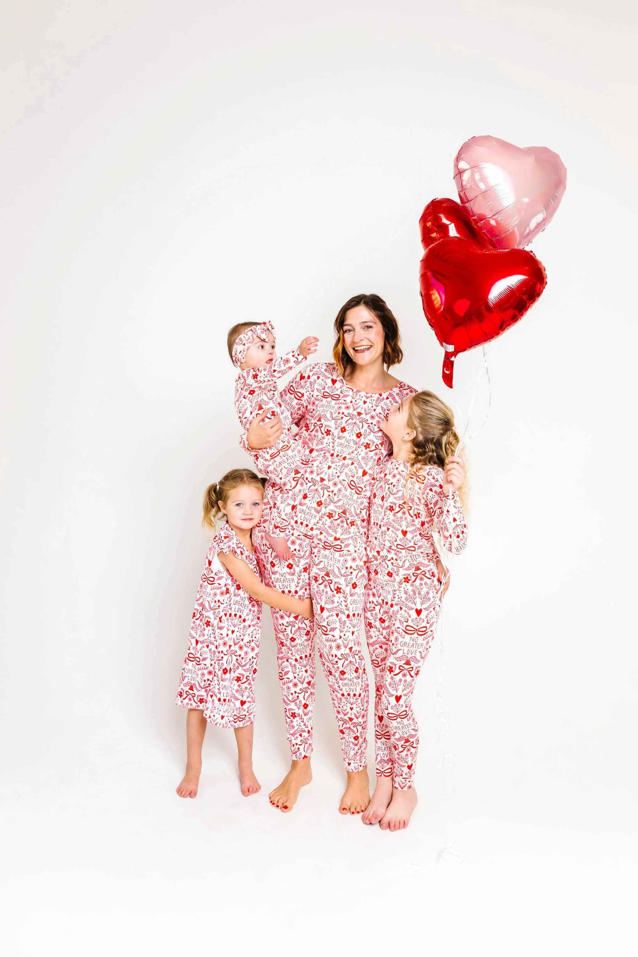 No Greater Love Pink PJ Long Sleeve Set Cotton - Image 7