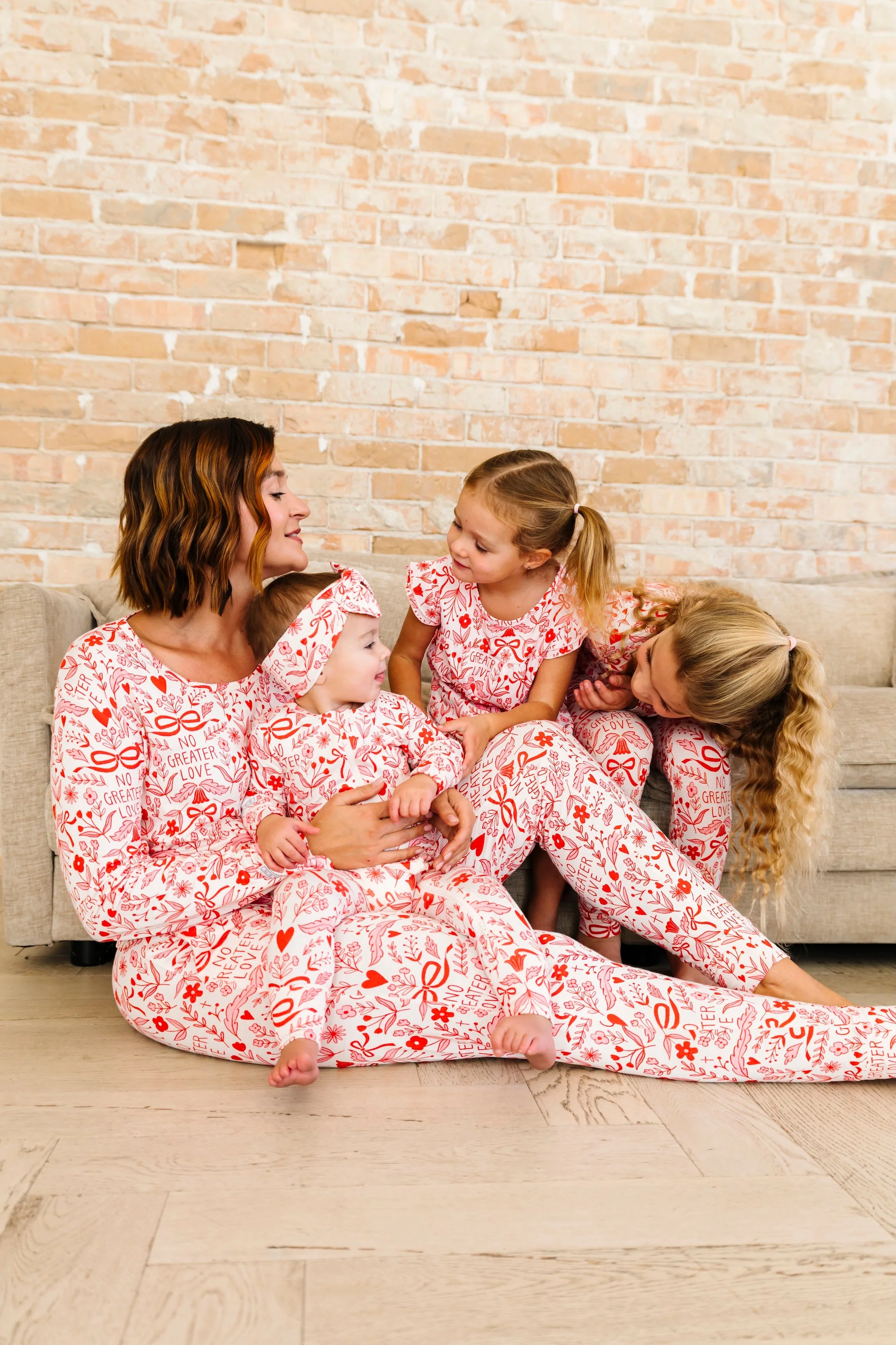 No Greater Love Pink Women's PJ Jogger Set Bamboo - Image 7