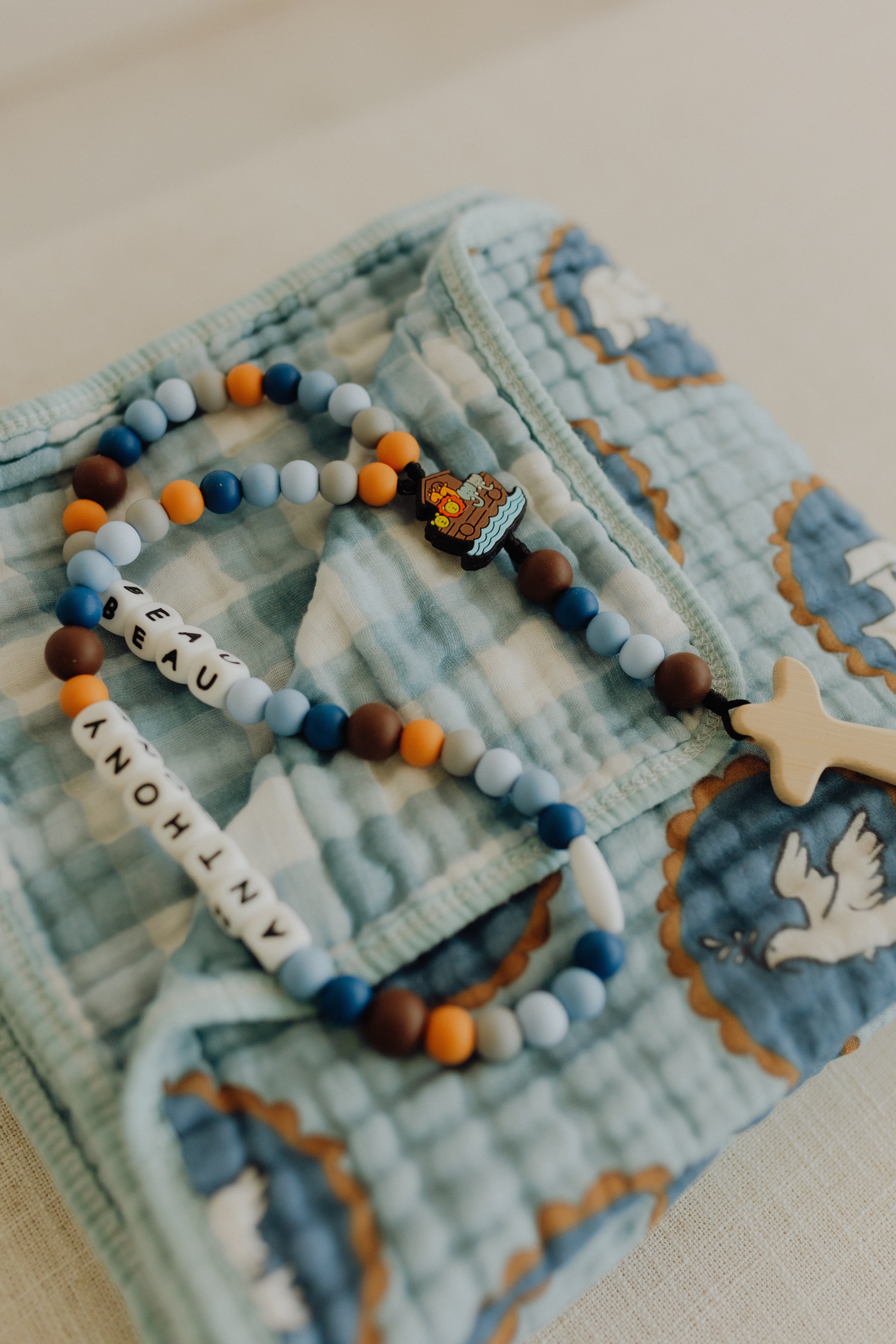 Noah's Ark Baby Blanket - Image 3