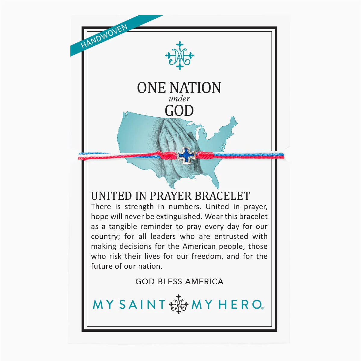 One Nation Under God United in Prayer Bracelet - Image 3