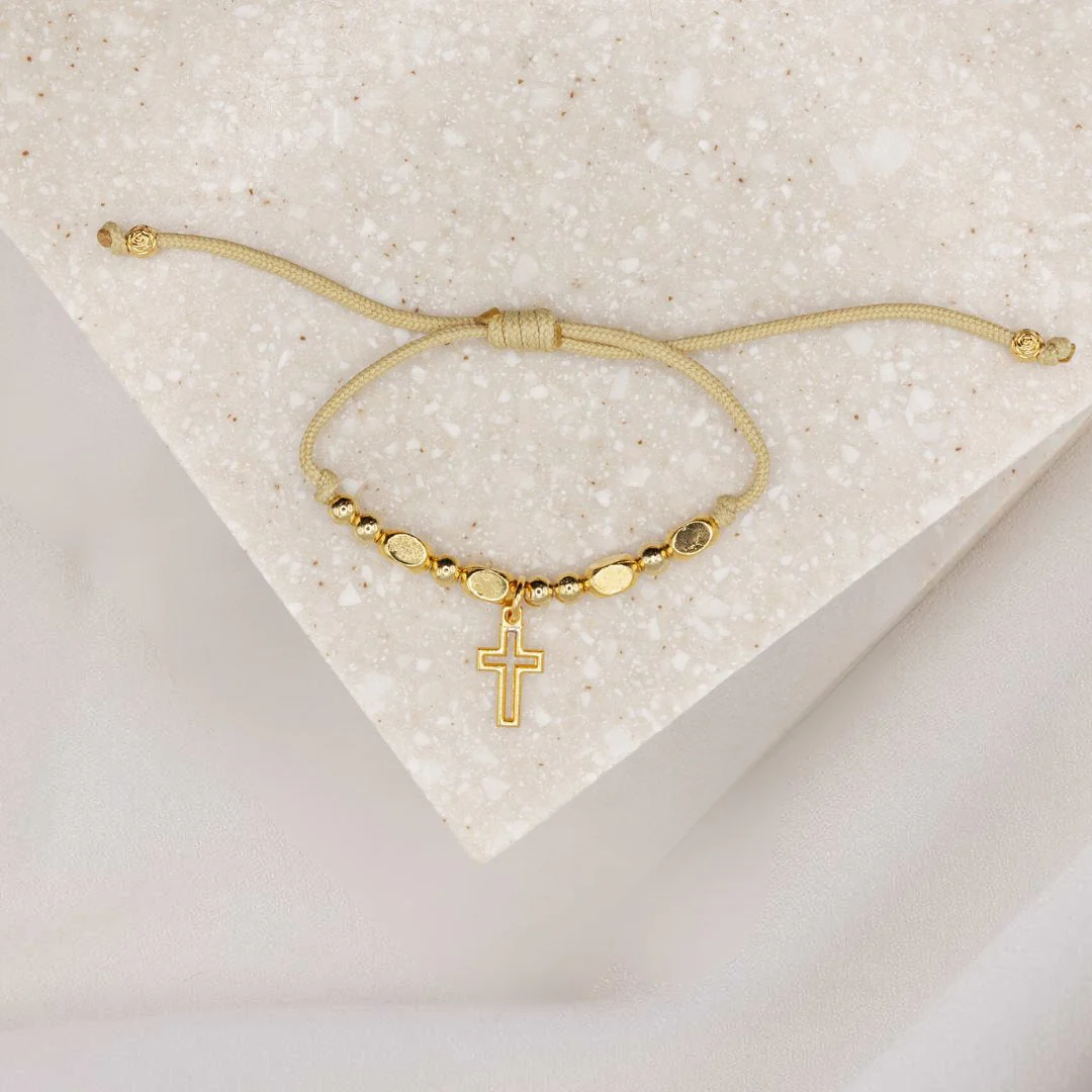 Open Cross Little Saints Bracelet - Image 2