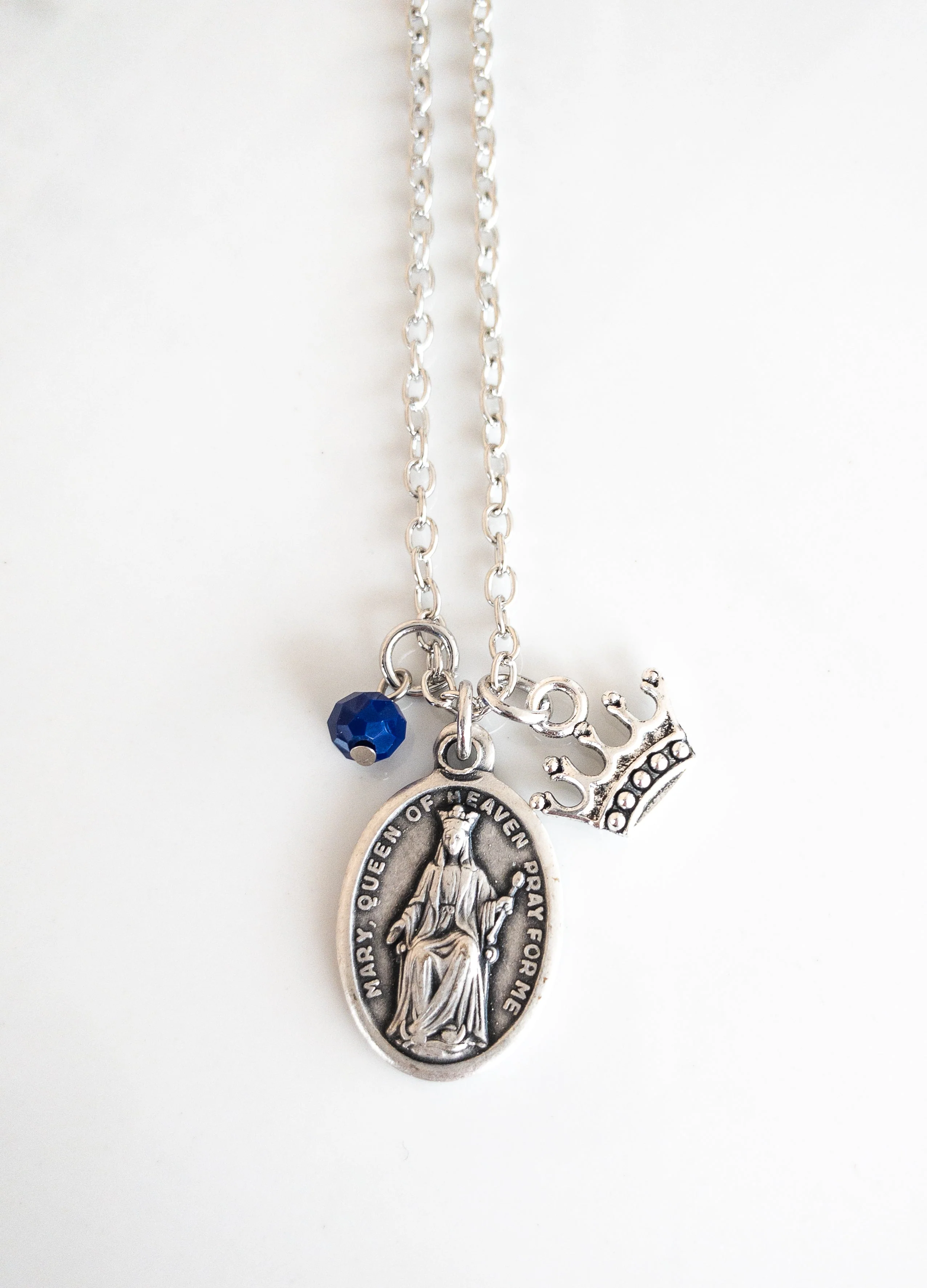 Our Lady Mary Queen of Heaven Crown Necklace - Image 2