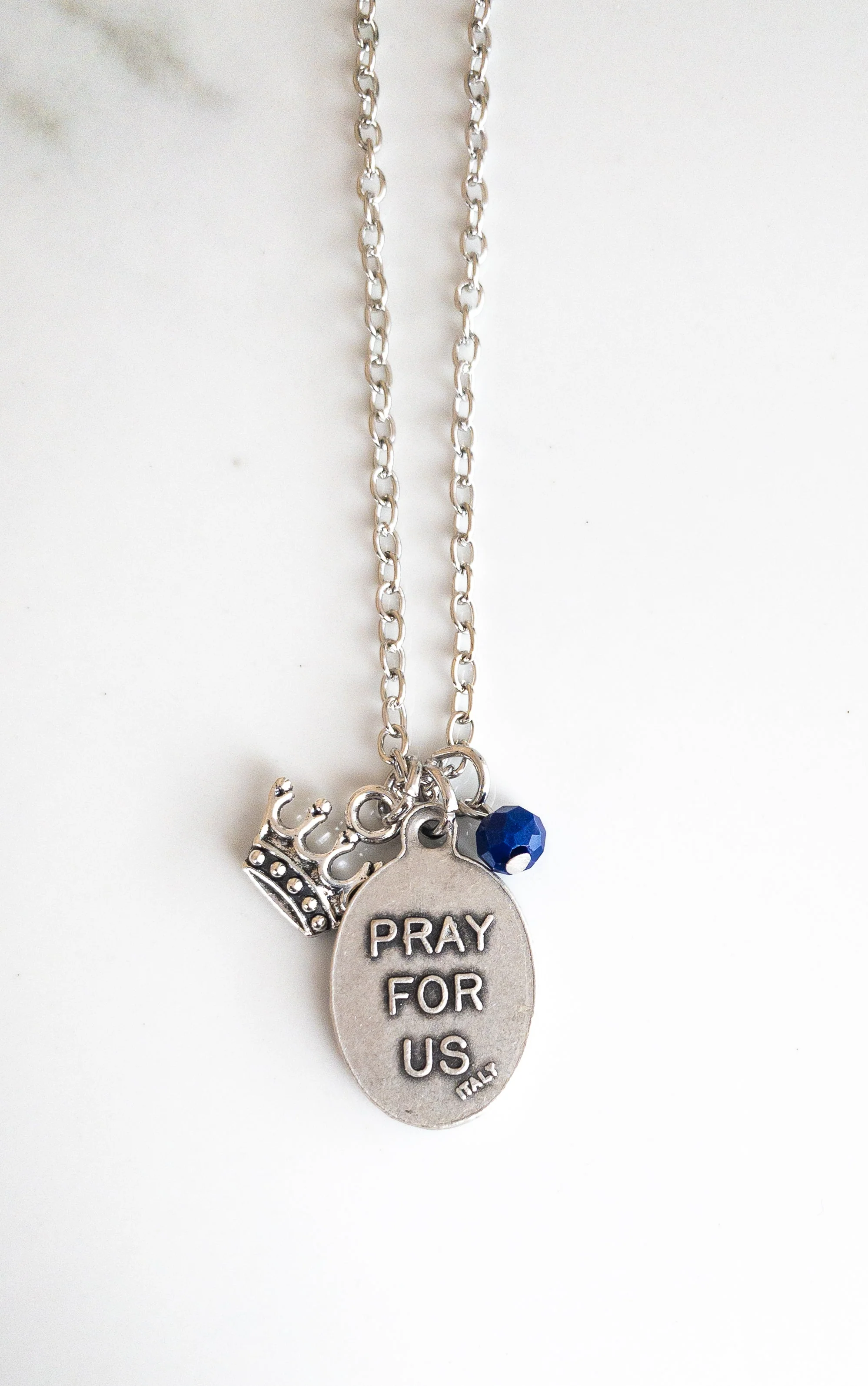 Our Lady Mary Queen of Heaven Crown Necklace - Image 3
