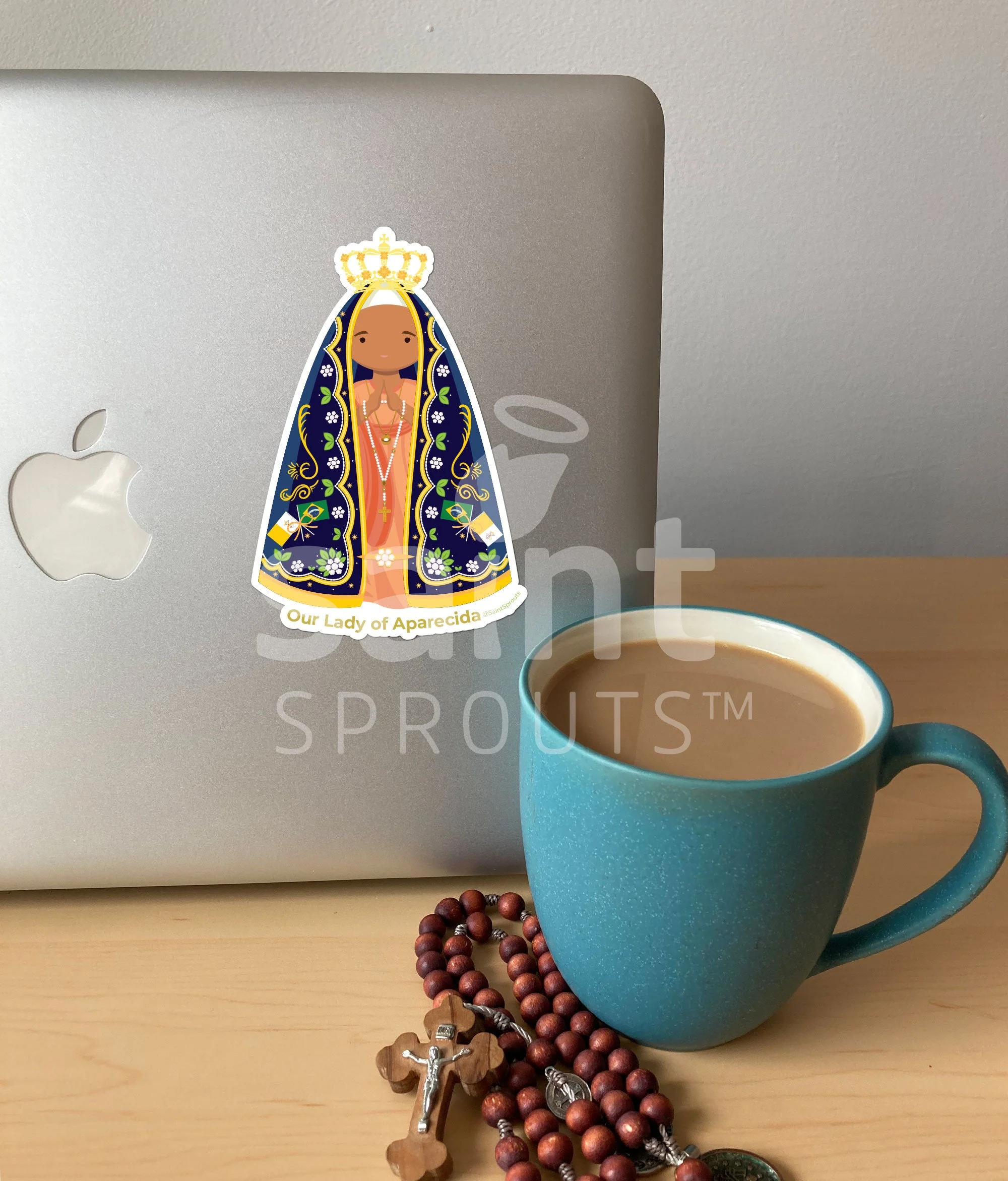Our Lady of Aparecida Catholic Sticker - Image 2