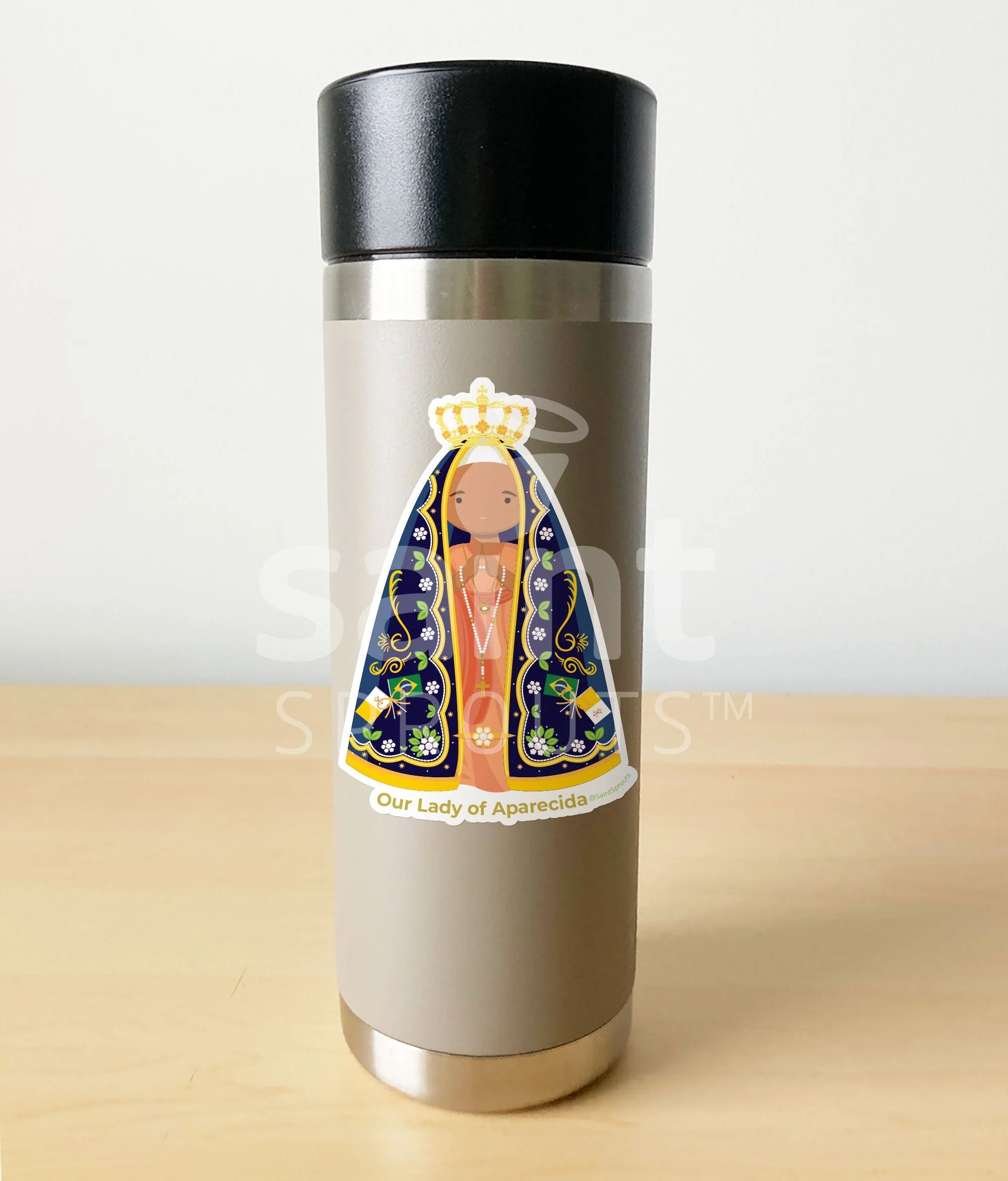 Our Lady of Aparecida Catholic Sticker - Image 3