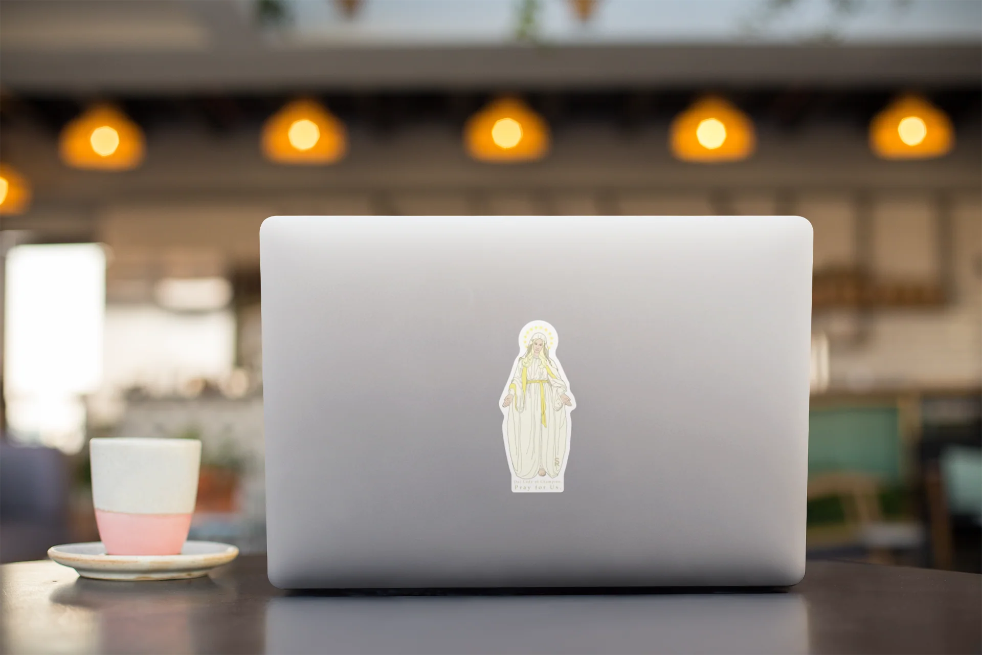 Our Lady of Champion Sticker - Image 2