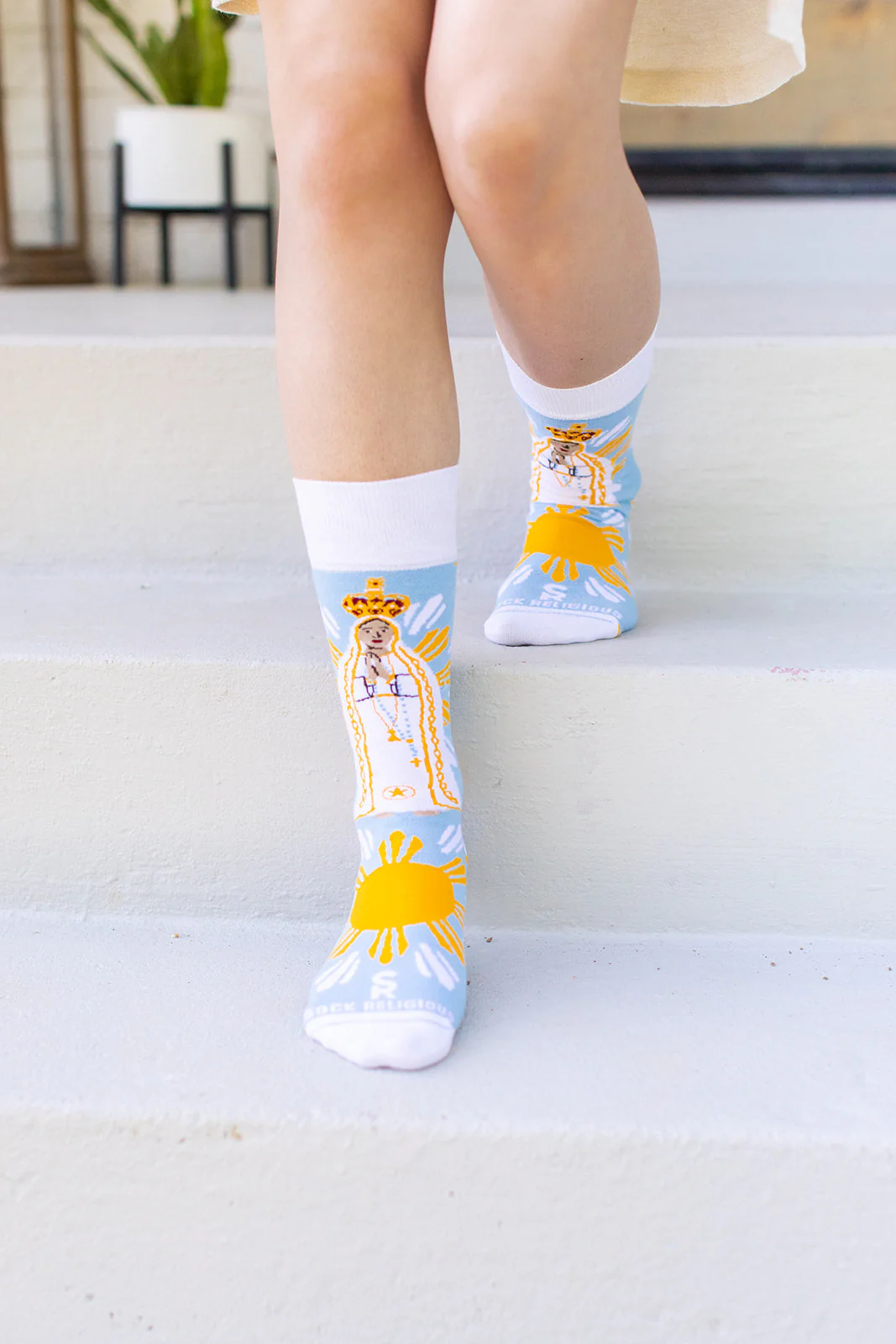 Our Lady Of Fatima Adult Socks - Image 4