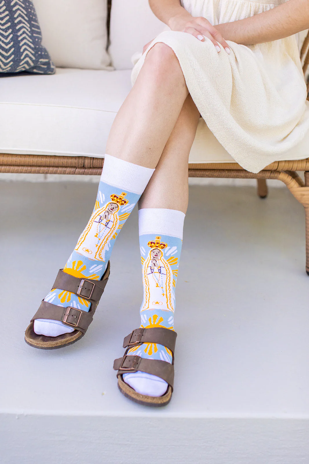 Our Lady Of Fatima Adult Socks - Image 5