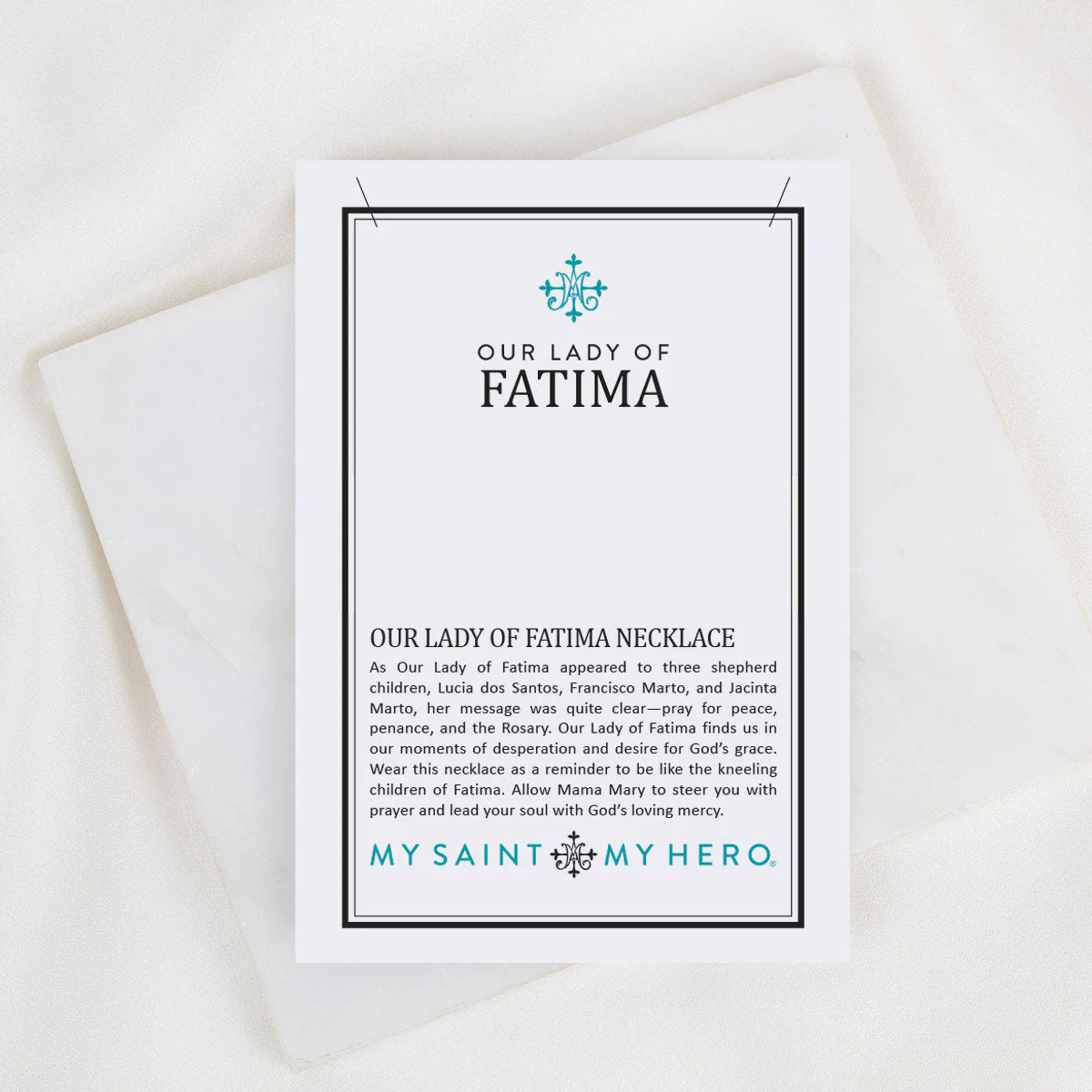 Our Lady of Fatima Necklace - Image 3