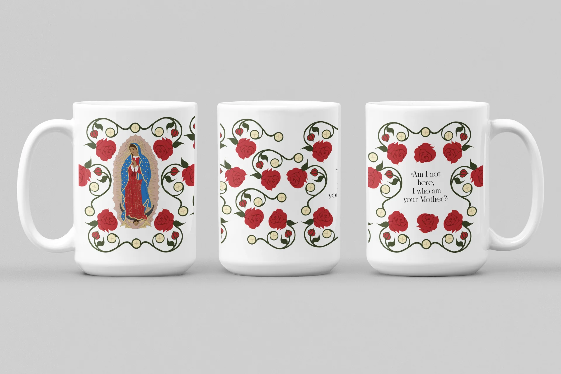 Our Lady of Guadalupe & The Eucharist Mug - Image 3