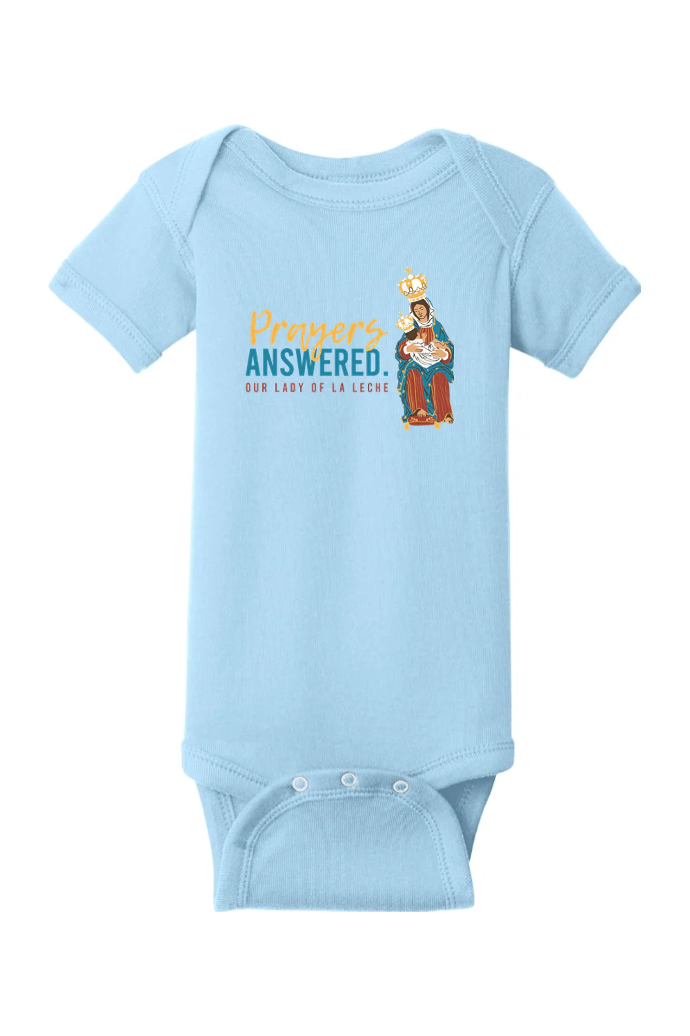 Our Lady of La Leche Onesie - Image 12