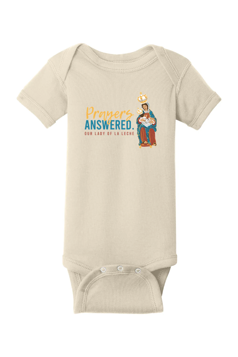 Our Lady of La Leche Onesie - Image 17