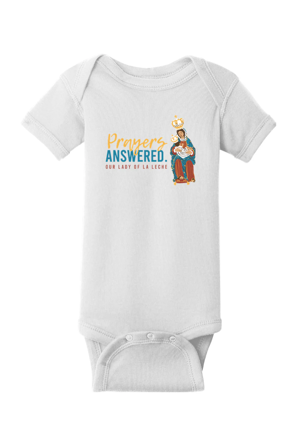 Our Lady of La Leche Onesie - Image 2