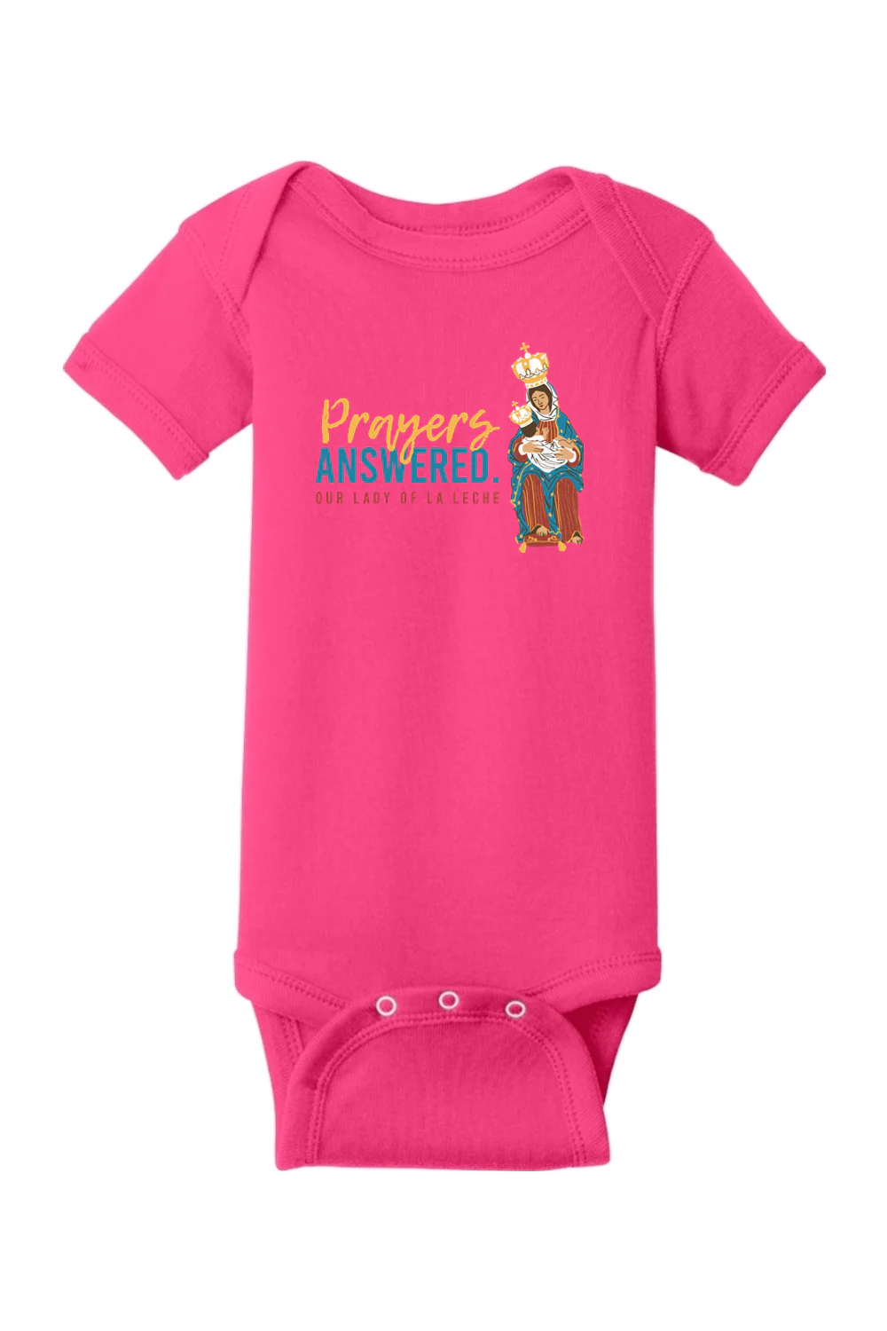 Our Lady of La Leche Onesie - Image 3