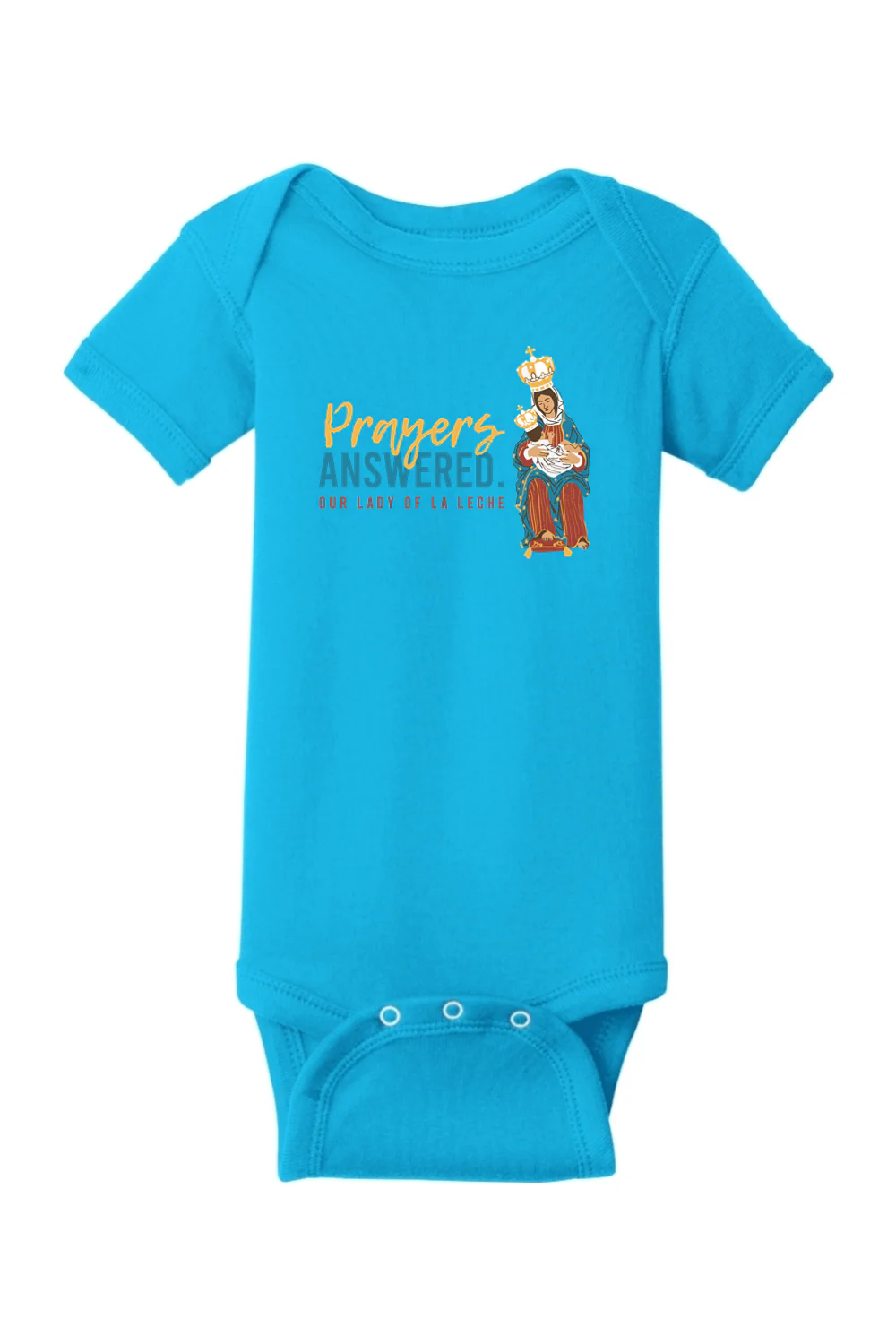 Our Lady of La Leche Onesie - Image 7