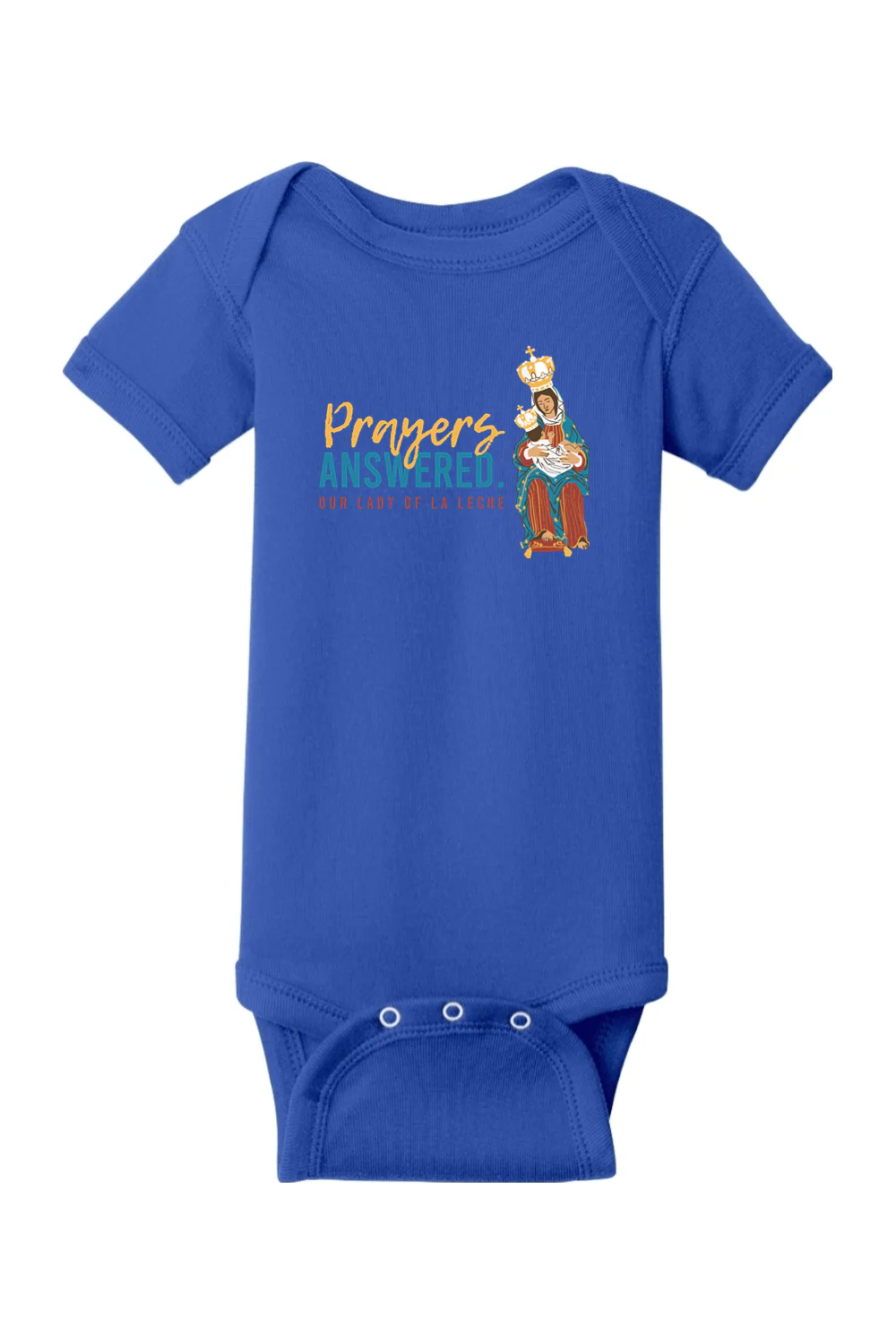 Our Lady of La Leche Onesie - Image 8