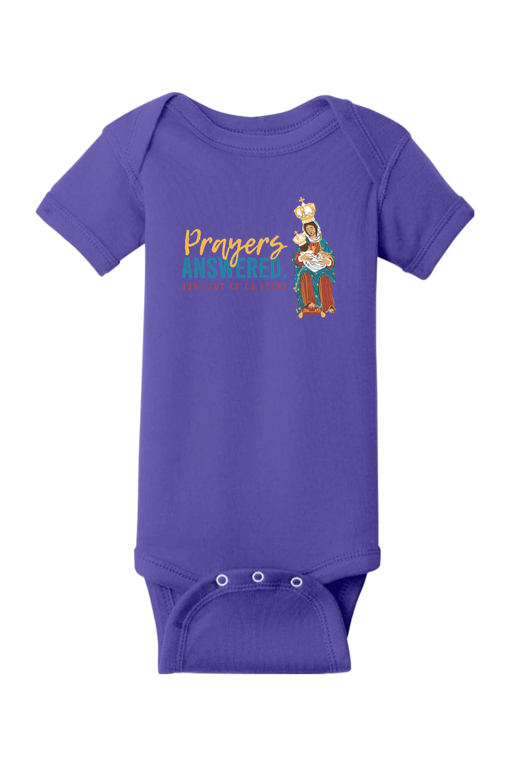 Our Lady of La Leche Onesie - Image 9