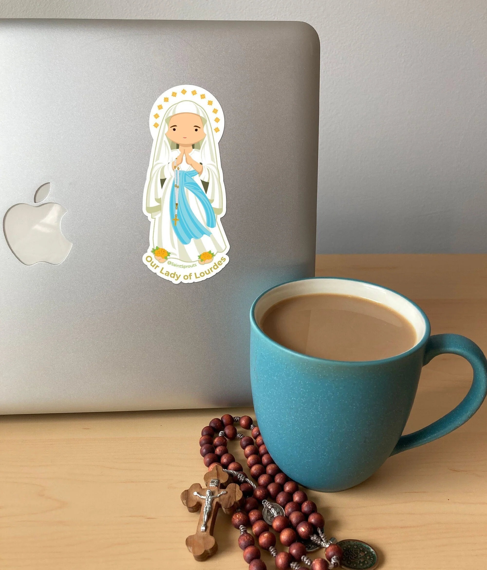 Our Lady of Lourdes Sticker - Image 2