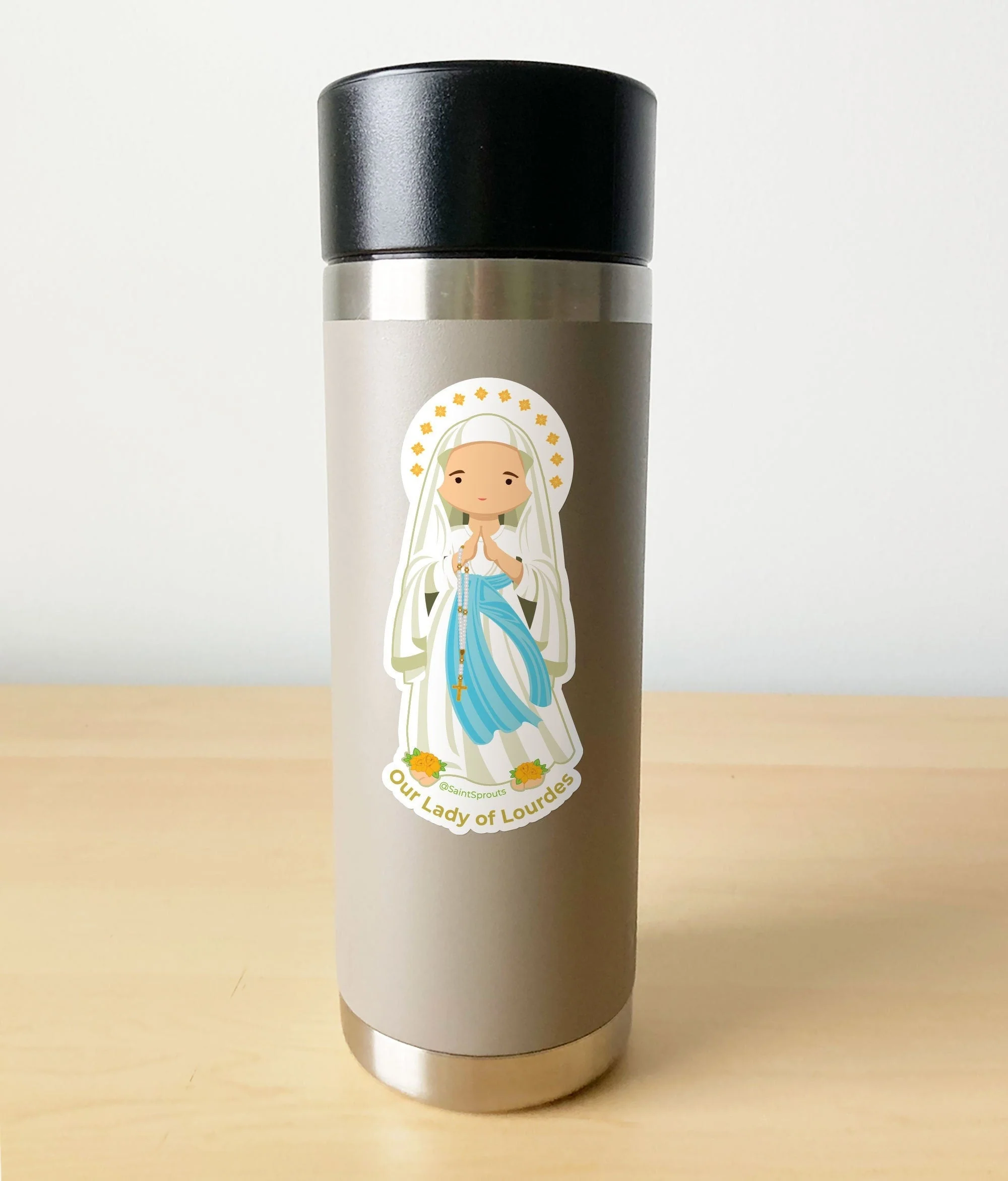 Our Lady of Lourdes Sticker - Image 3