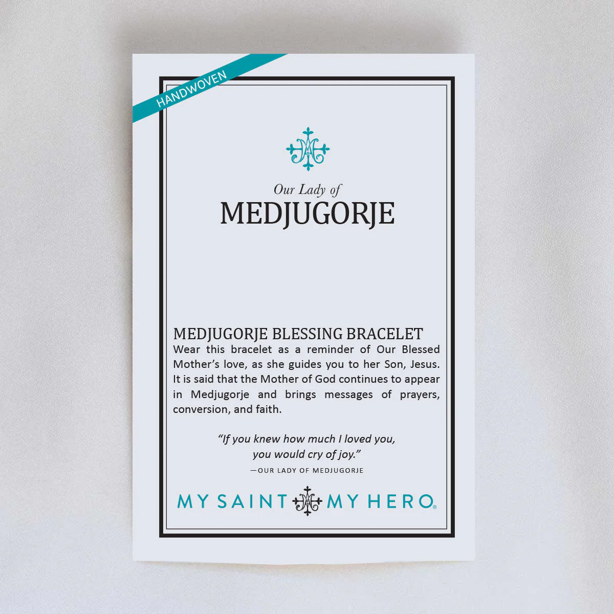 Our Lady of Medjugorje Blessing Bracelet - Image 3