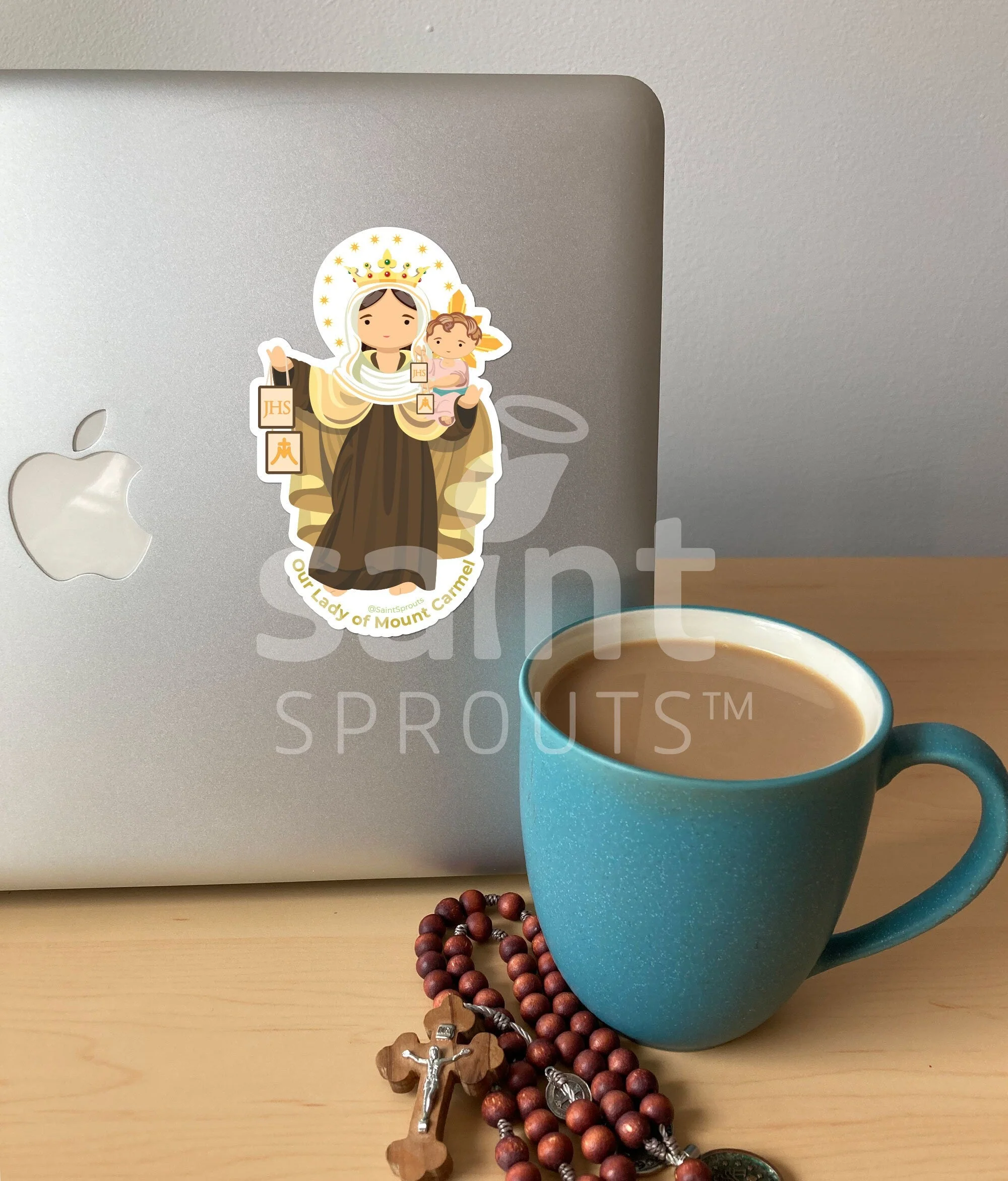 Our Lady of Mount Carmel Sticker - Image 2