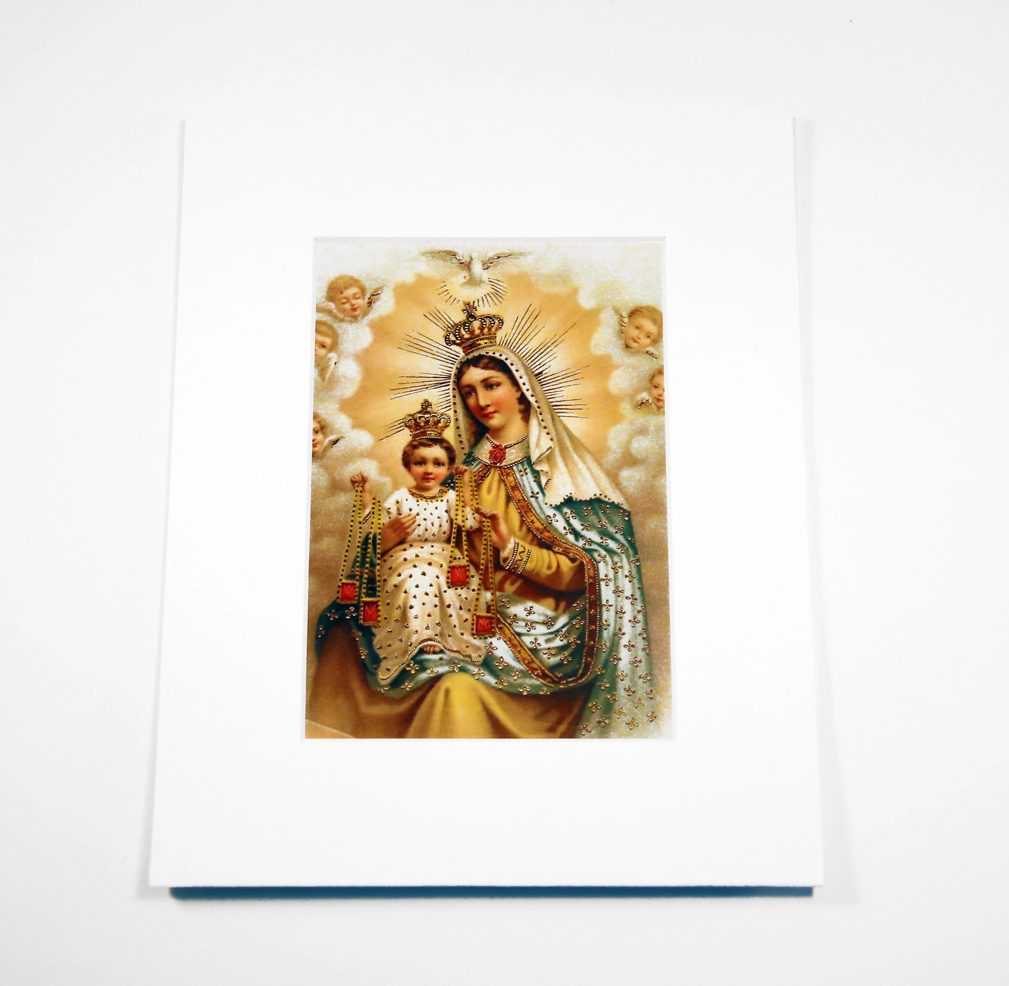 Our Lady of Mt. Carmel Vintage Print 5X7