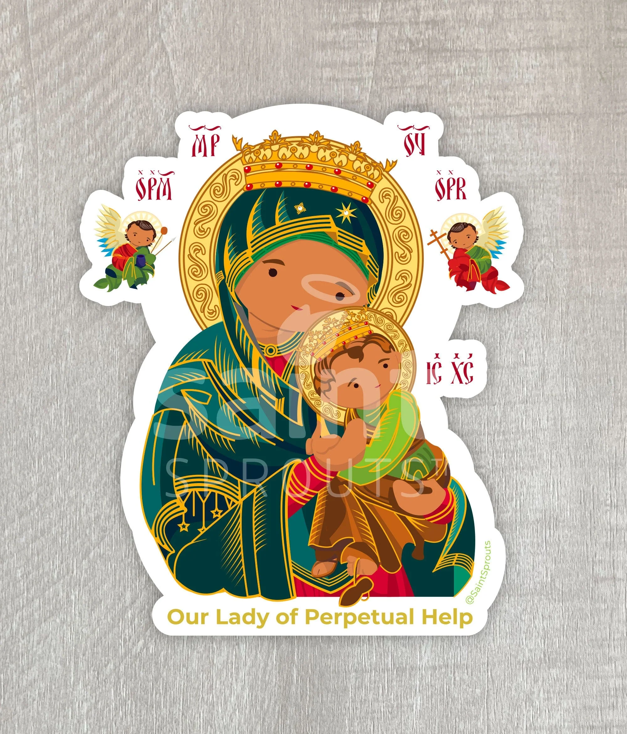 Our Lady of Perpetual Help Sticker - Image 4
