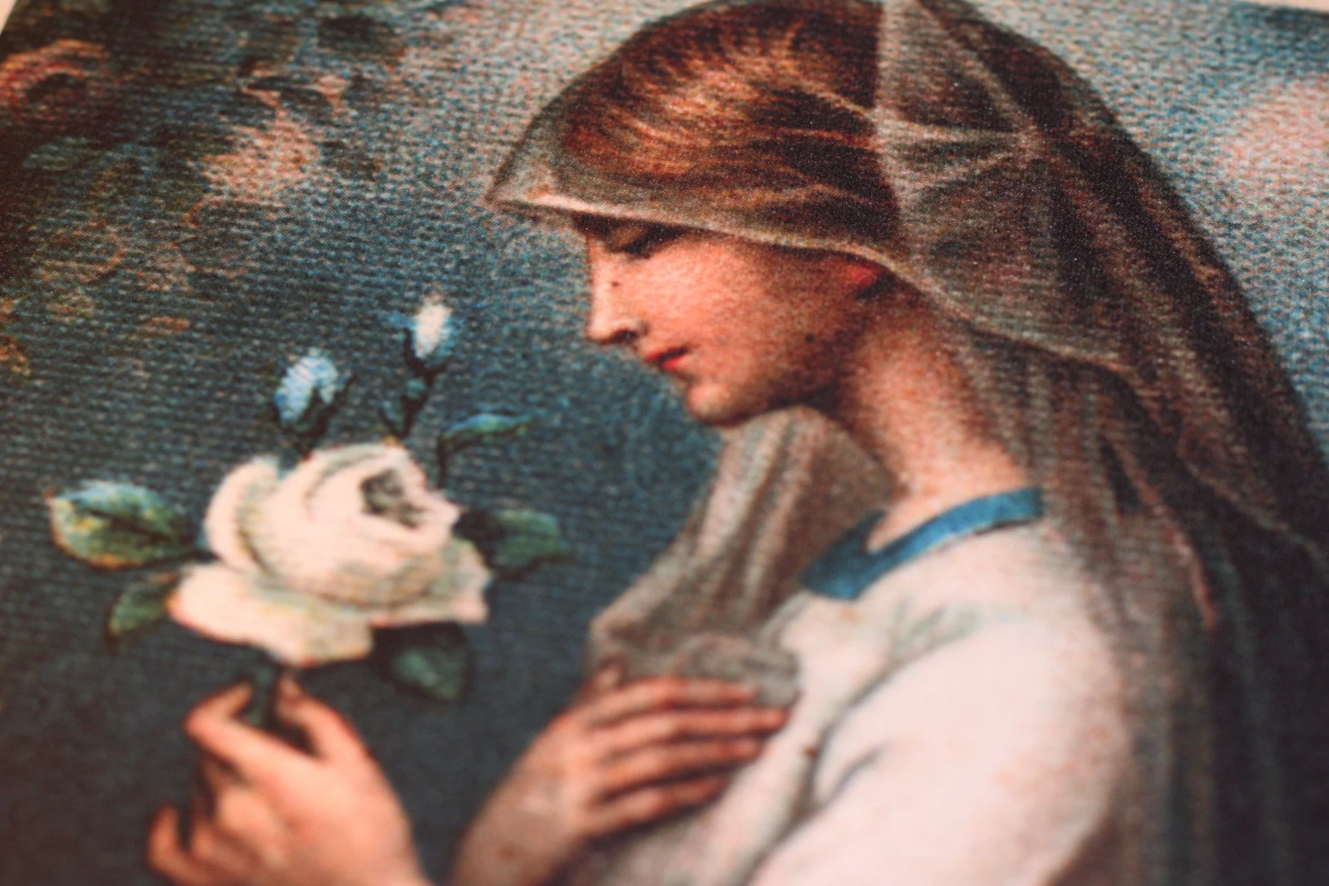 Our Lady of the Mystical Rose Mouse Pad - Image 3