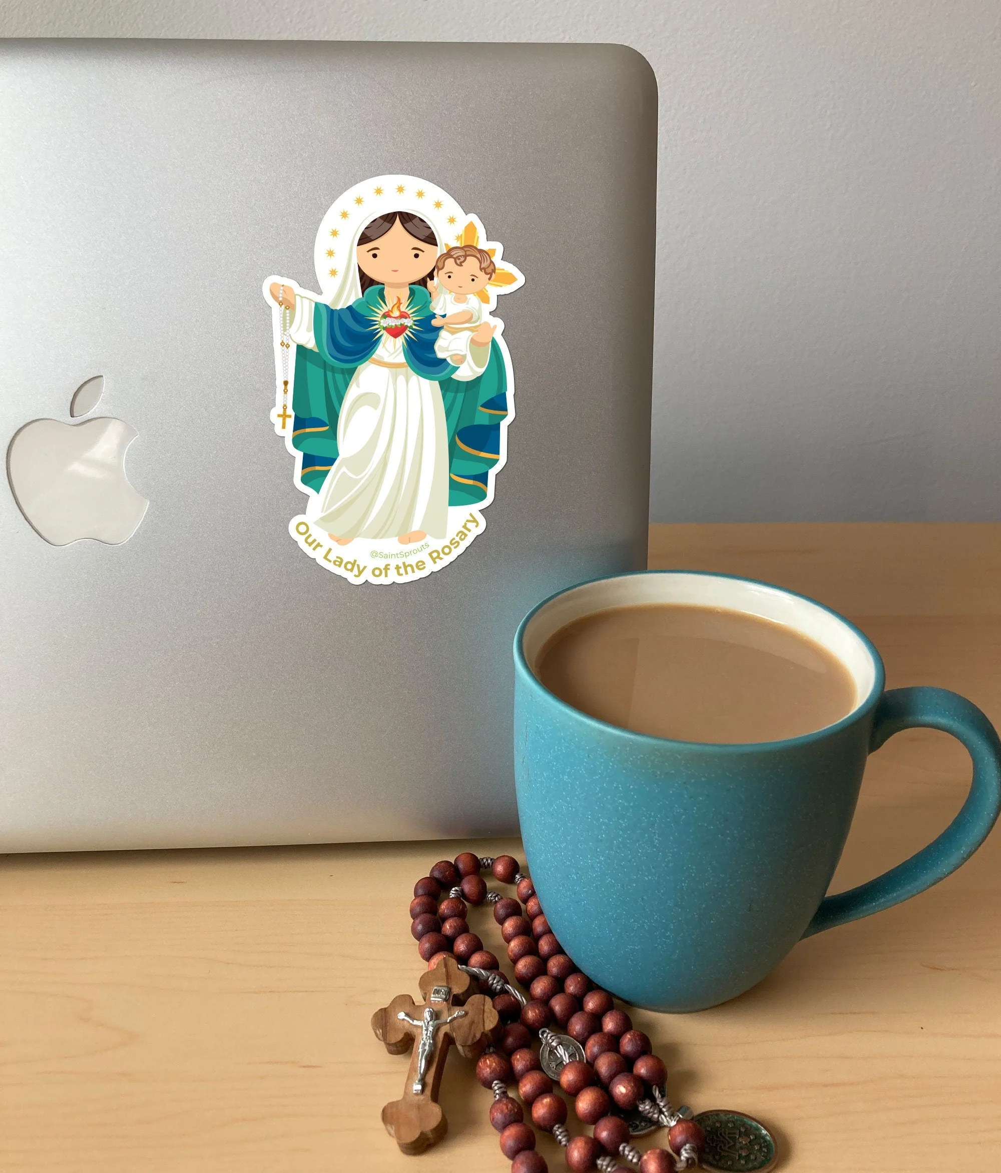 Our Lady of the Rosary Sticker - Image 2