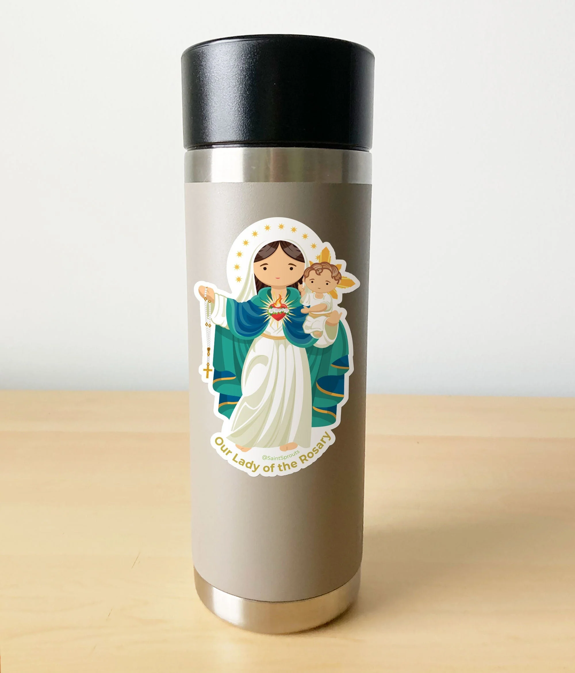 Our Lady of the Rosary Sticker - Image 3