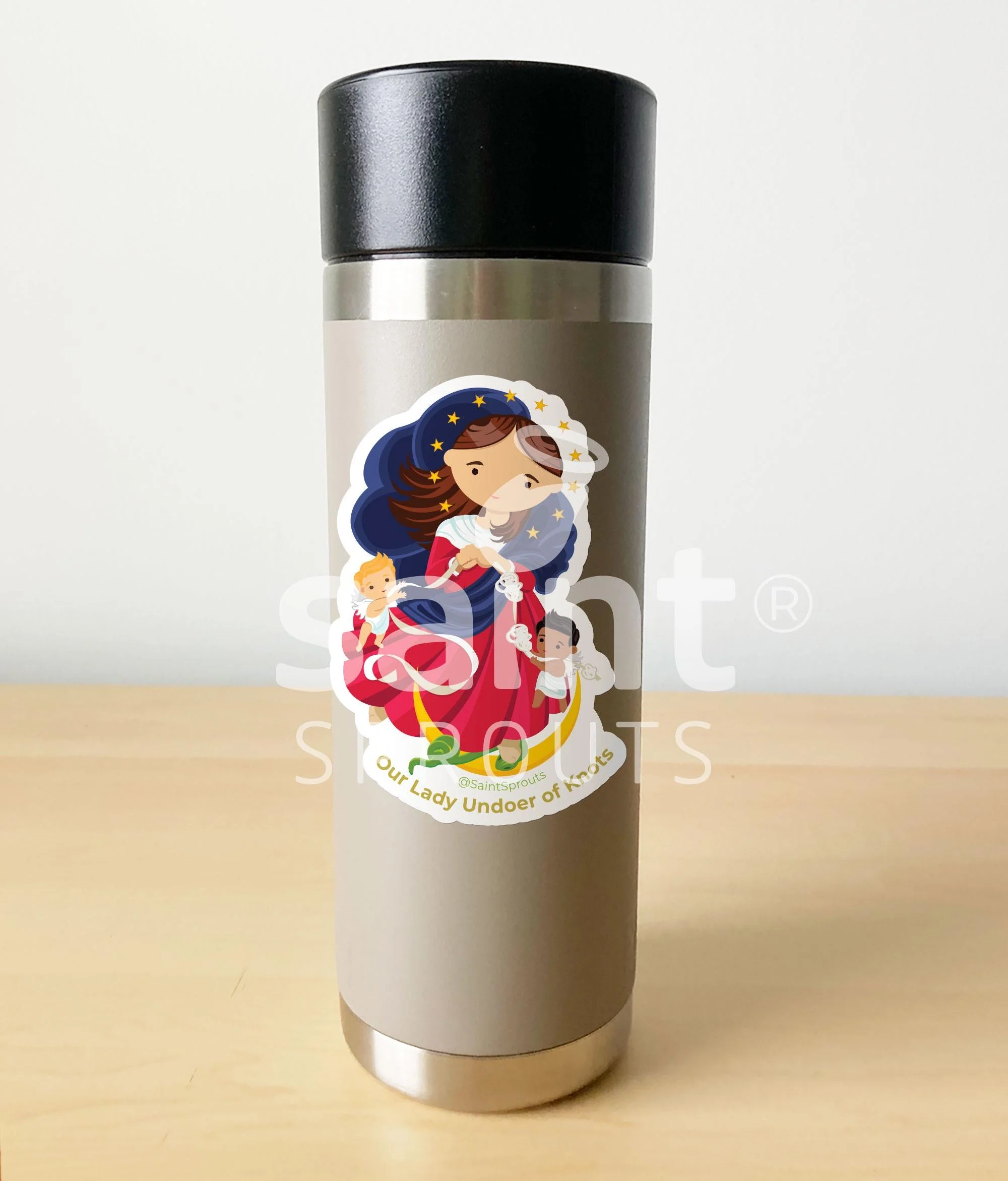 Our Lady Undoer of Knots Sticker / Our Lady Untier of Knots Sticker - Image 3