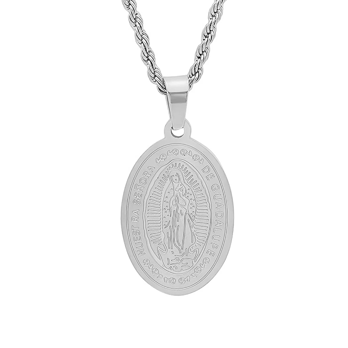 Oval Religious Pendant - Image 5