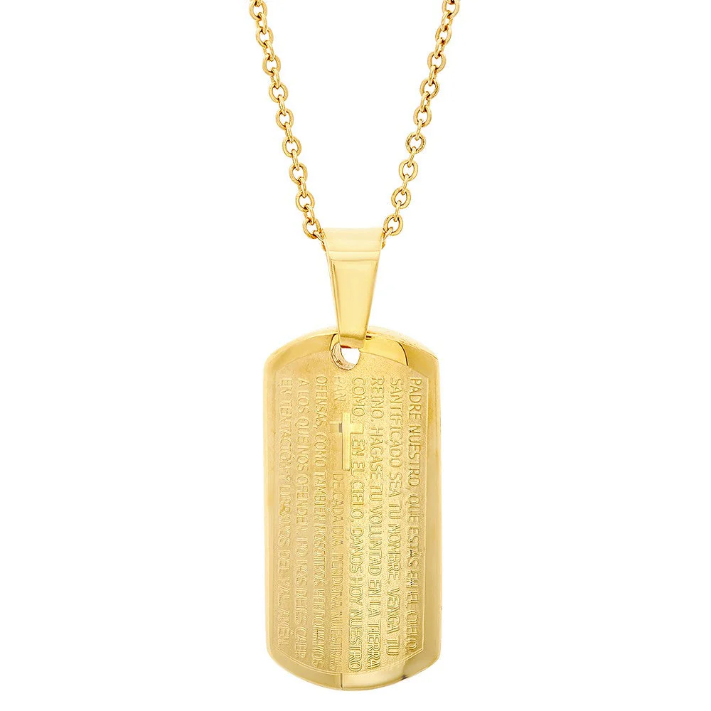Padre Nuestro Prayer Pendant - Image 2