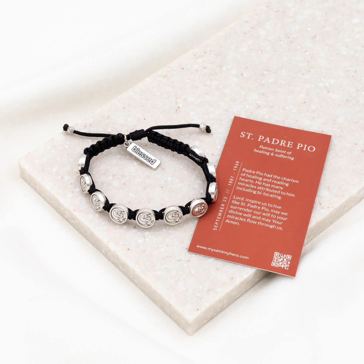 Padre Pio Blessing Bracelet - Image 4